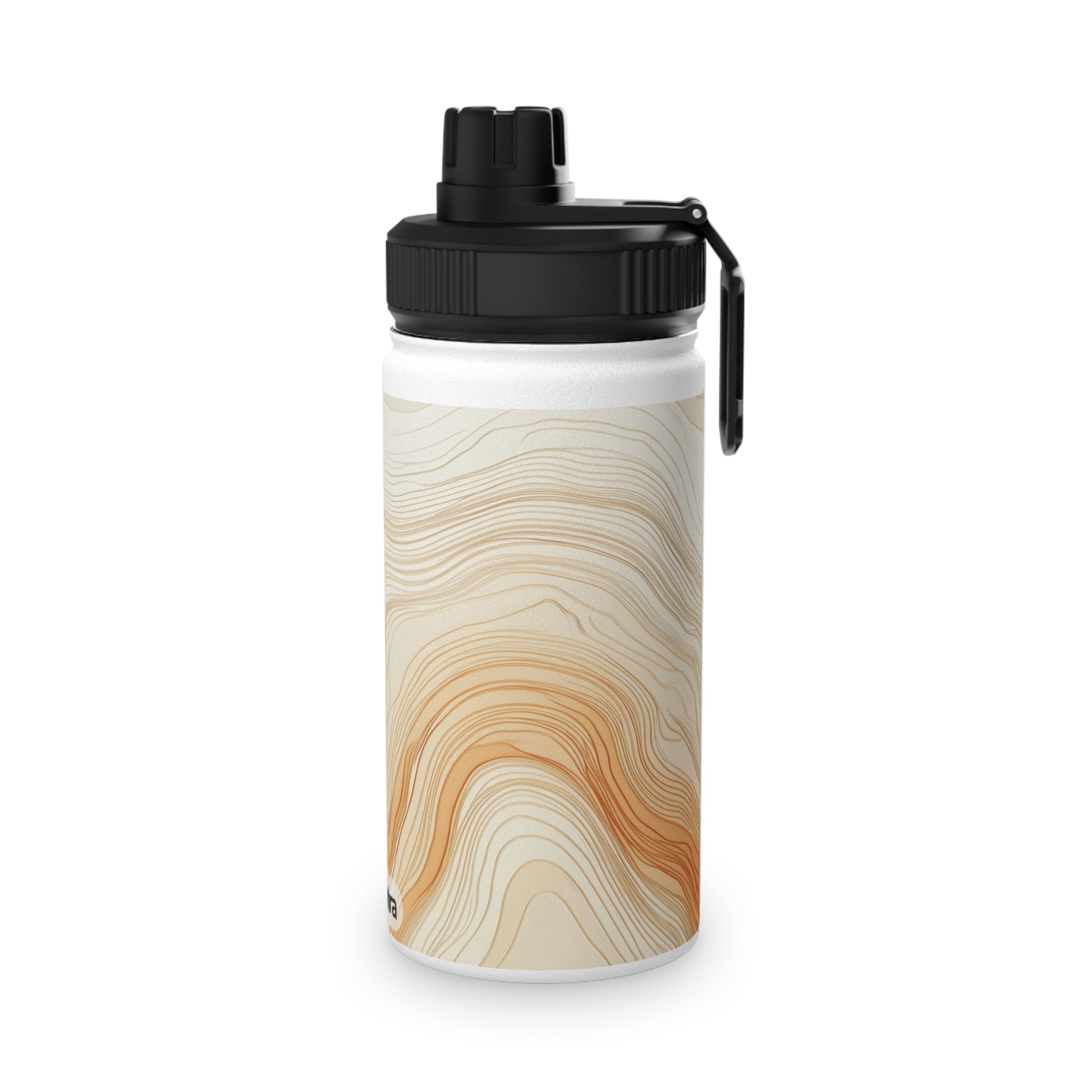 Elegant Marble Pattern Stainless Steel Water Bottle