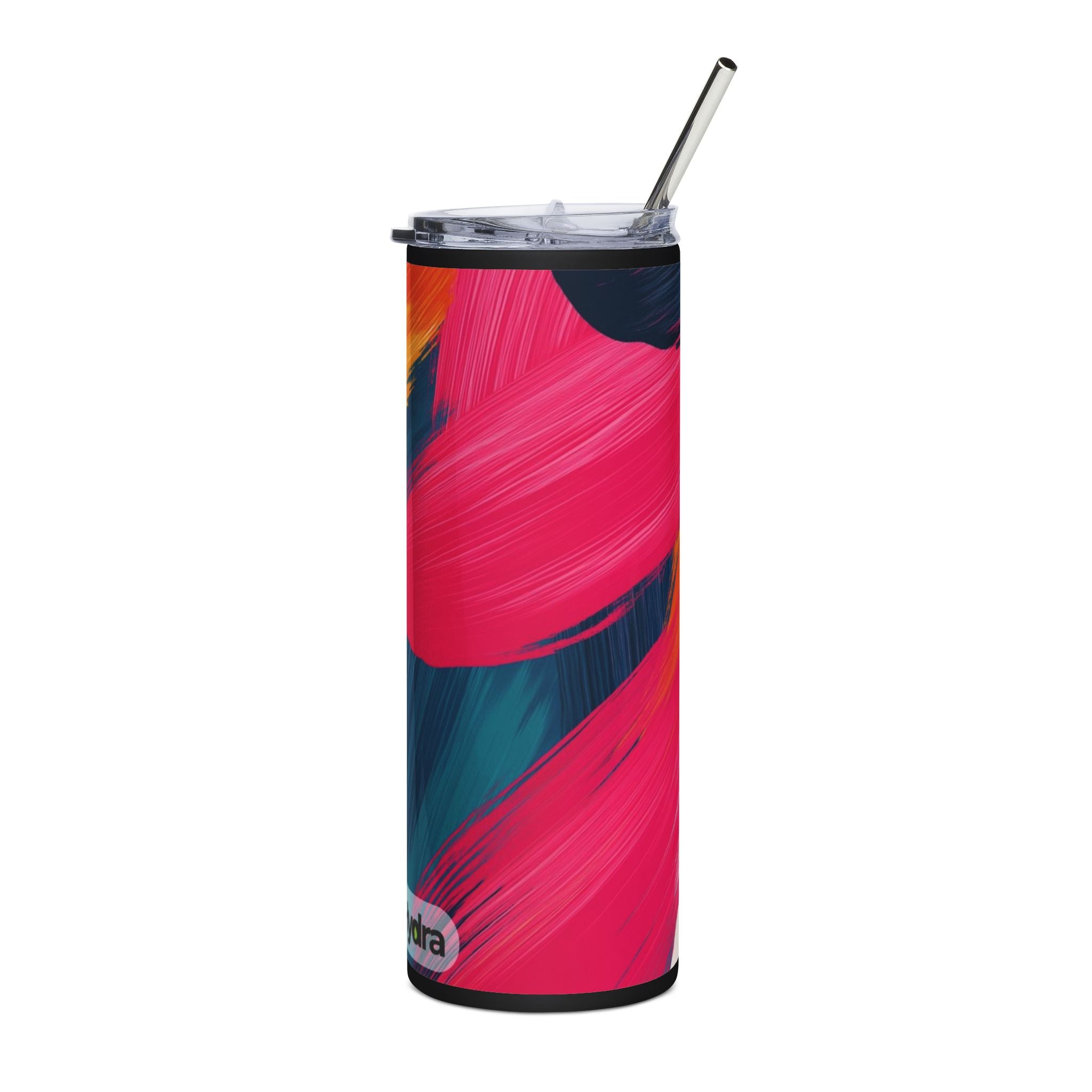 Colorful Floral Stainless Steel Tumbler