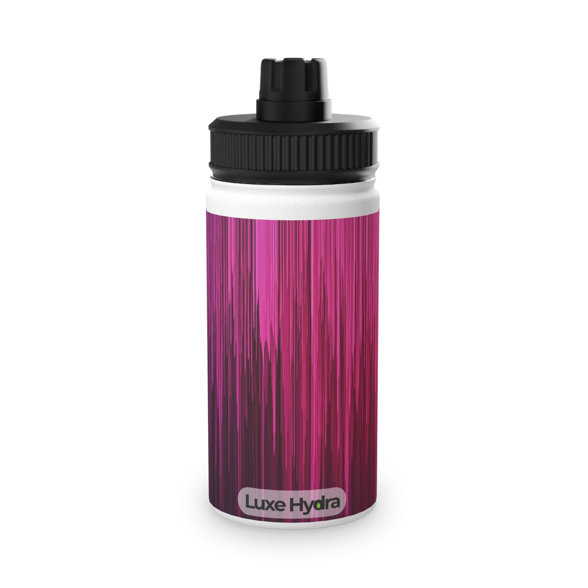 Sporty Stainless Steel Water Bottle with Striking Gradient Design