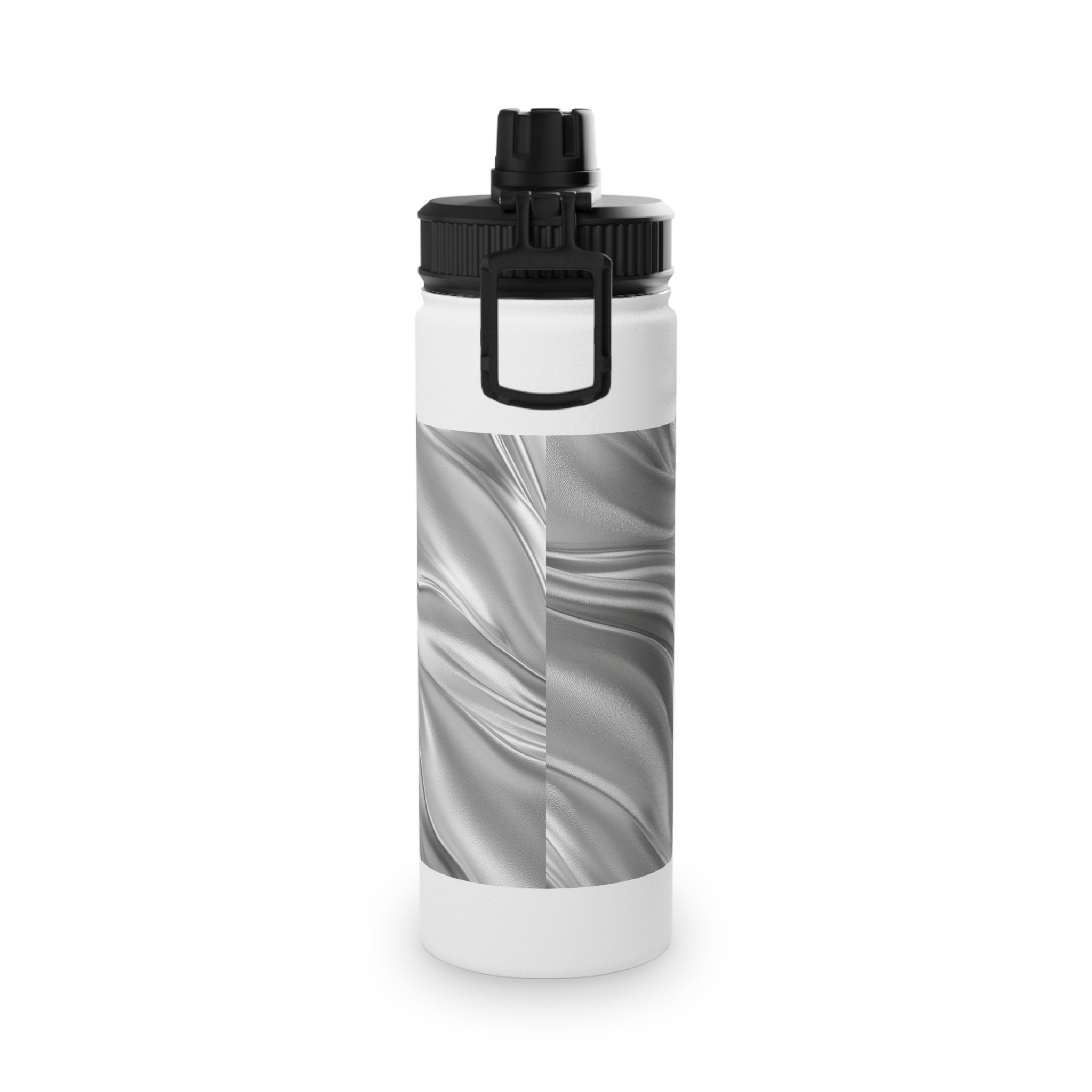 Sleek Stainless Steel Water Bottle with Sports Lid