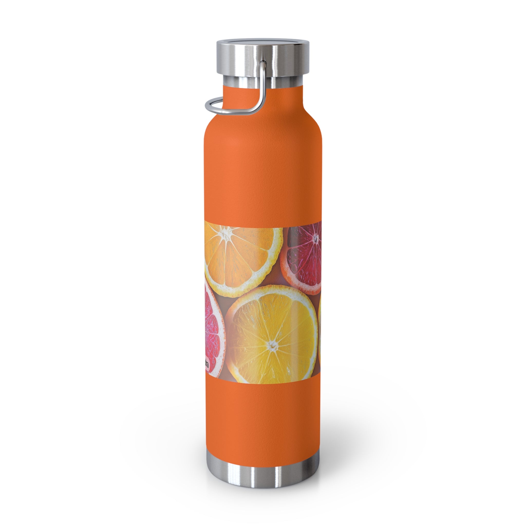 Citrus Print Insulated Water Bottle