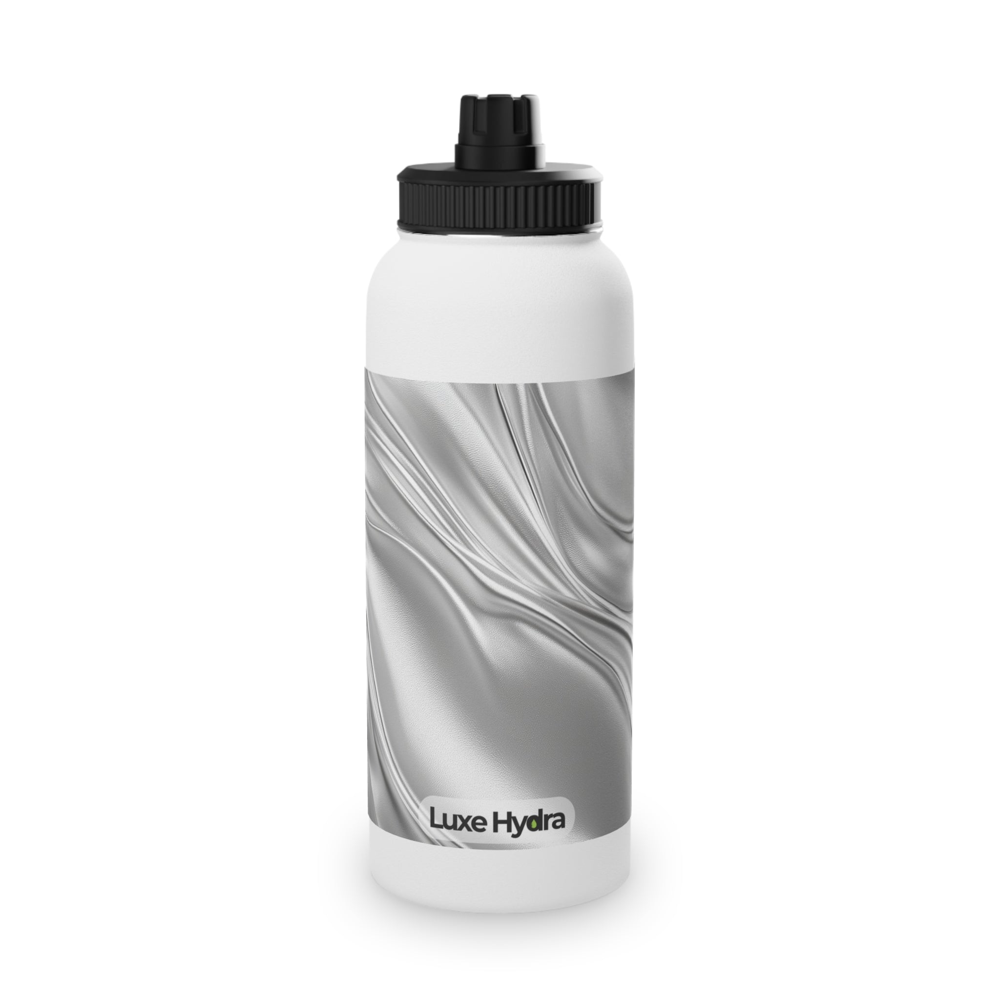 Sleek Stainless Steel Water Bottle with Sports Lid
