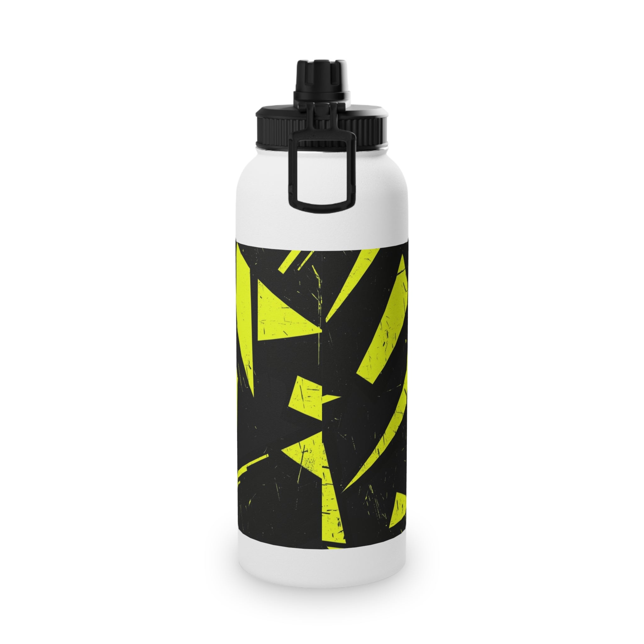 Sporty Stainless Steel Water Bottle with Sports Lid