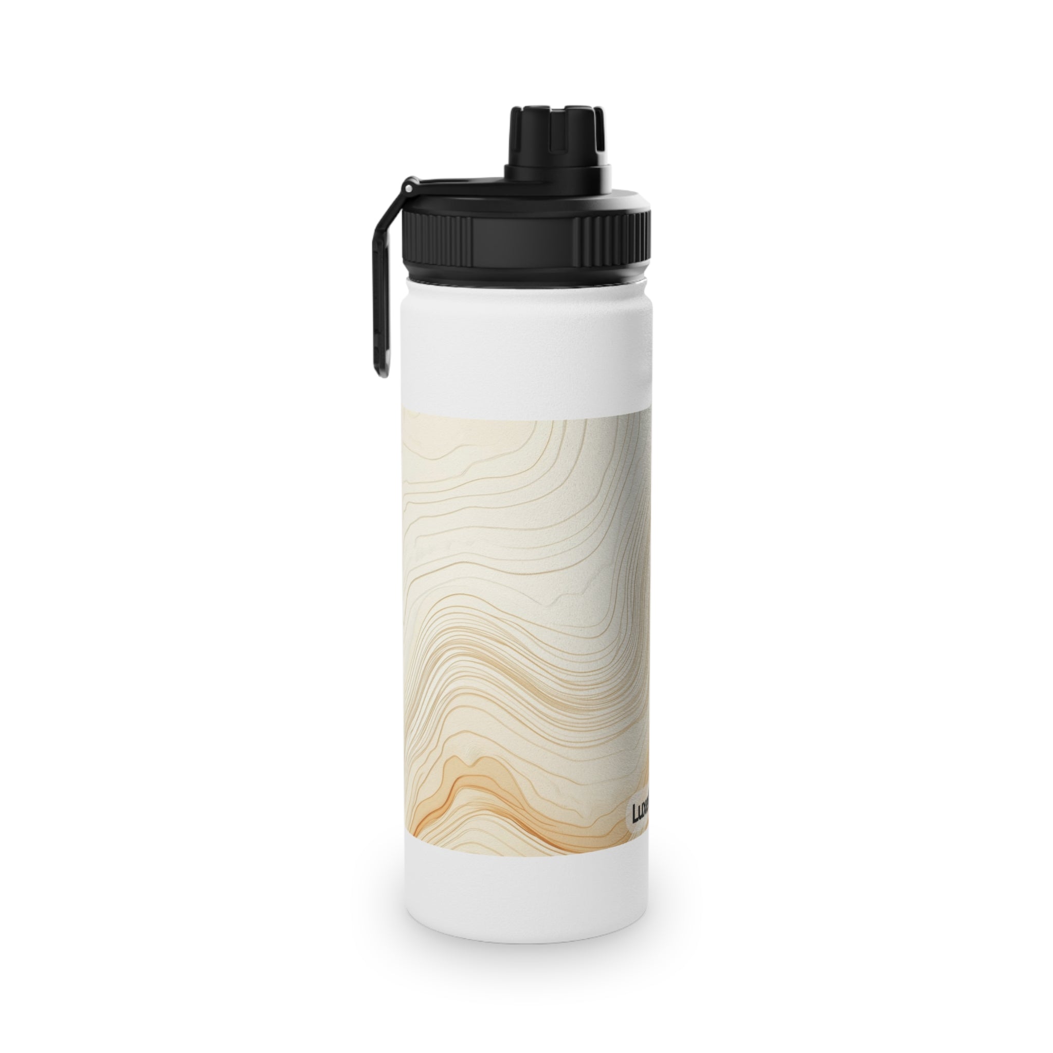 Elegant Marble Pattern Stainless Steel Water Bottle