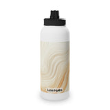 Elegant Marble Pattern Stainless Steel Water Bottle