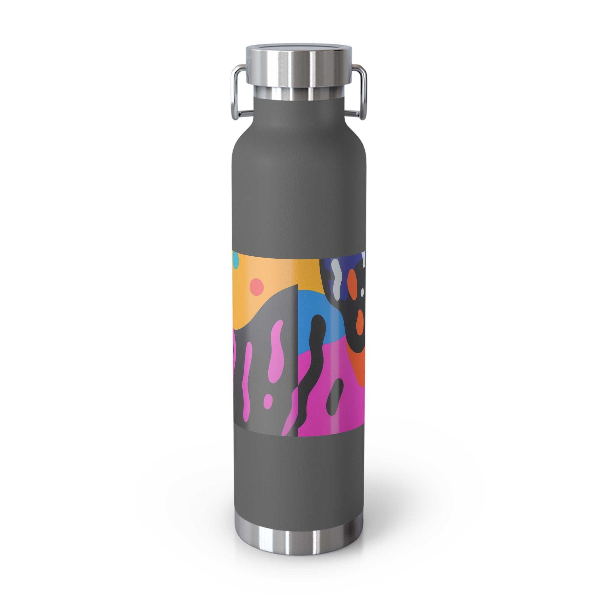 Colorful 22oz Copper Insulated Water Bottle