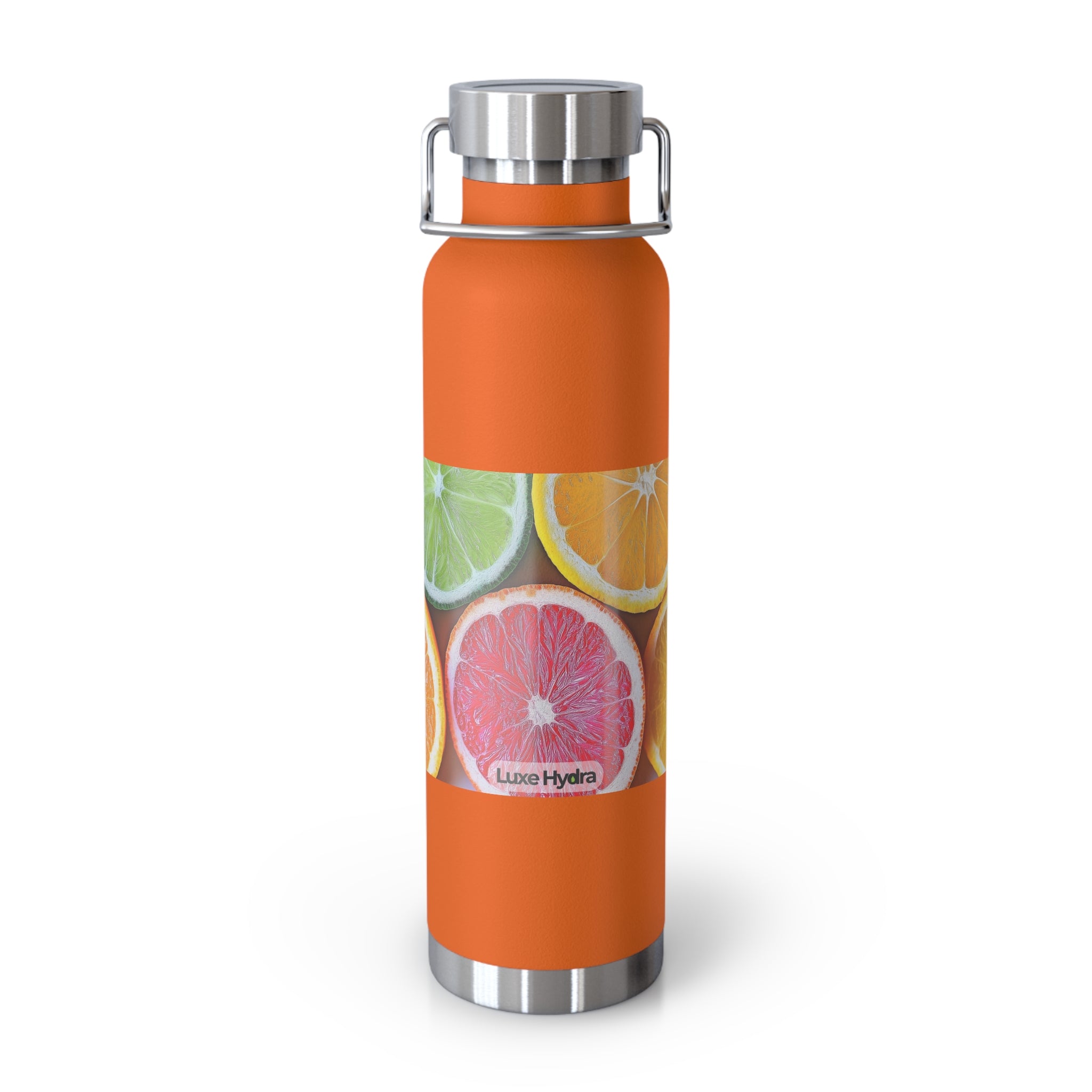 Citrus Print Insulated Water Bottle