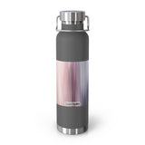Stylish Copper Vacuum Insulated Water Bottle - 22oz