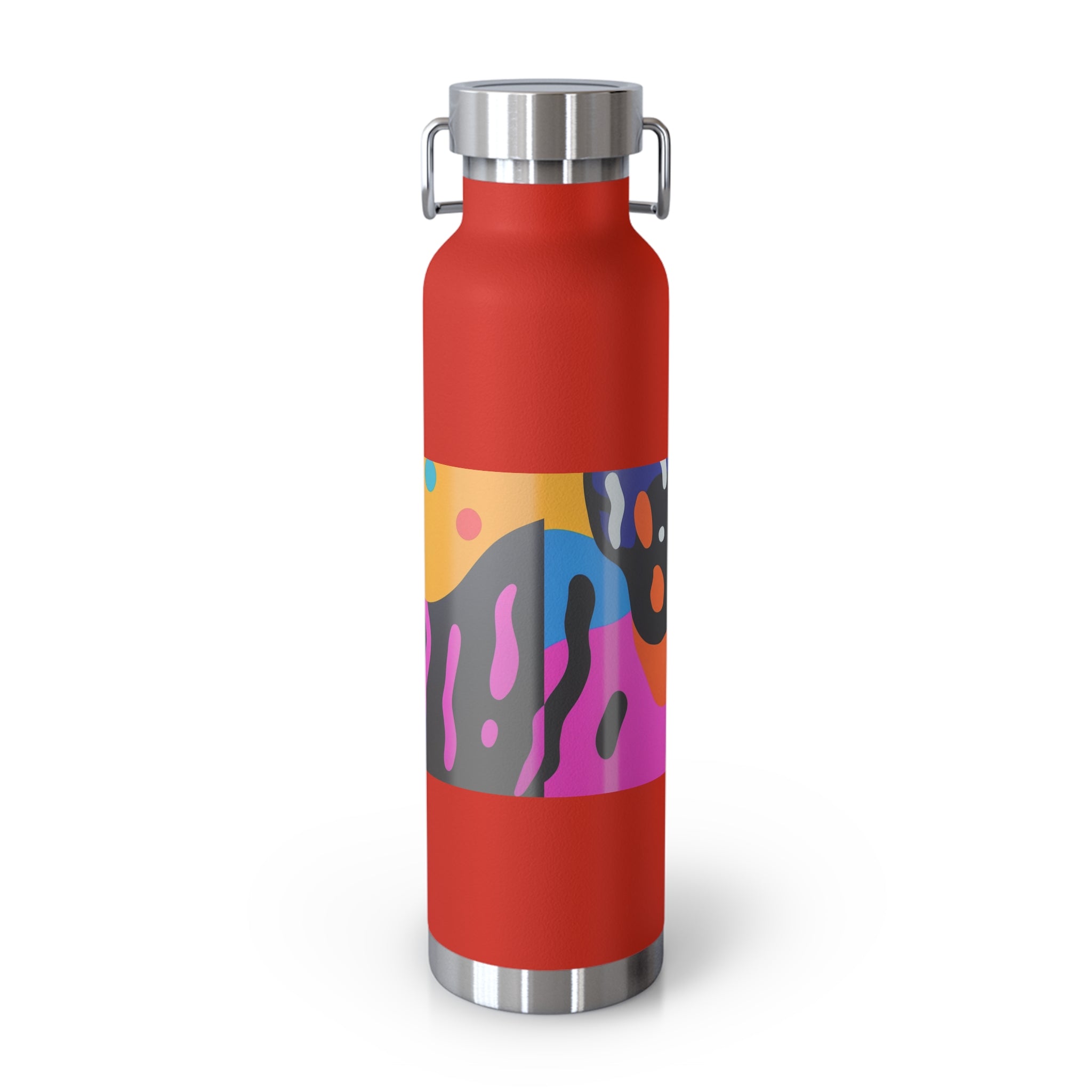 Colorful 22oz Copper Insulated Water Bottle