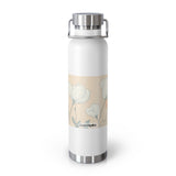 Floral Design Insulated Water Bottle