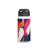 Vibrant Abstract Stainless Steel Water Bottle