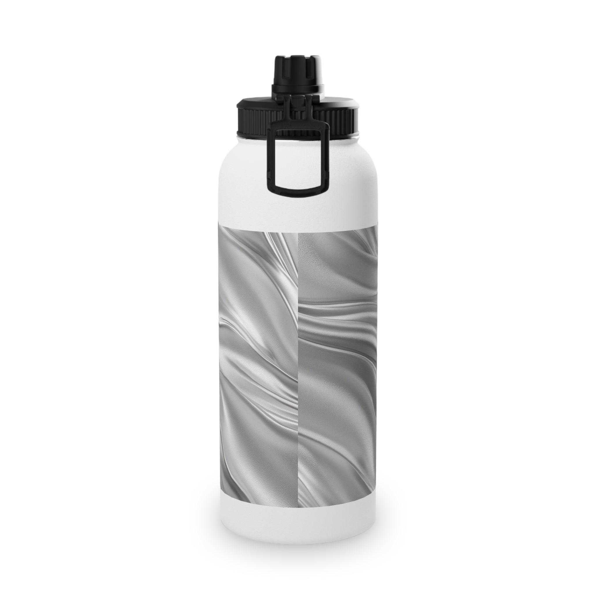 Sleek Stainless Steel Water Bottle with Sports Lid
