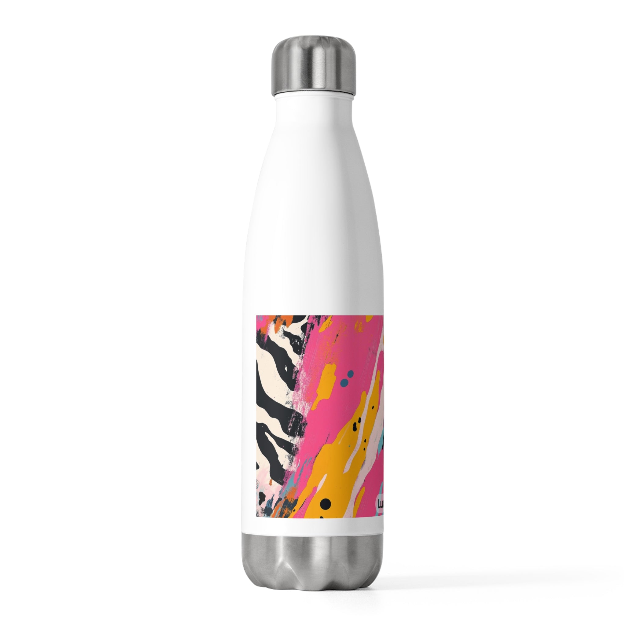 Vibrant Zebra Print 20oz Insulated Bottle