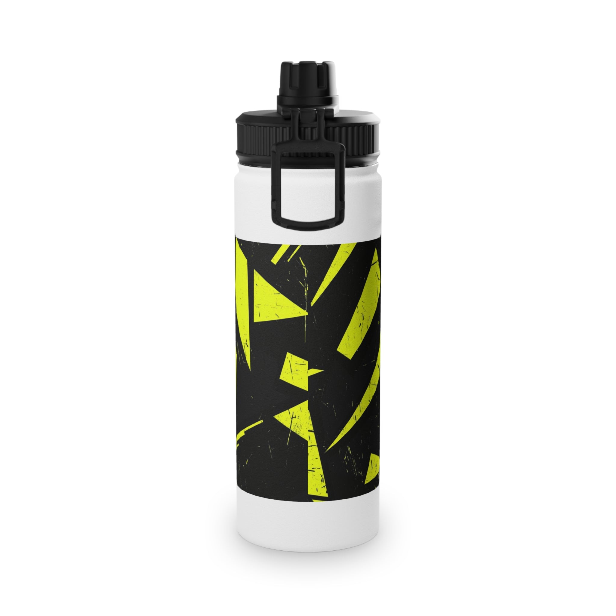 Sporty Stainless Steel Water Bottle with Sports Lid