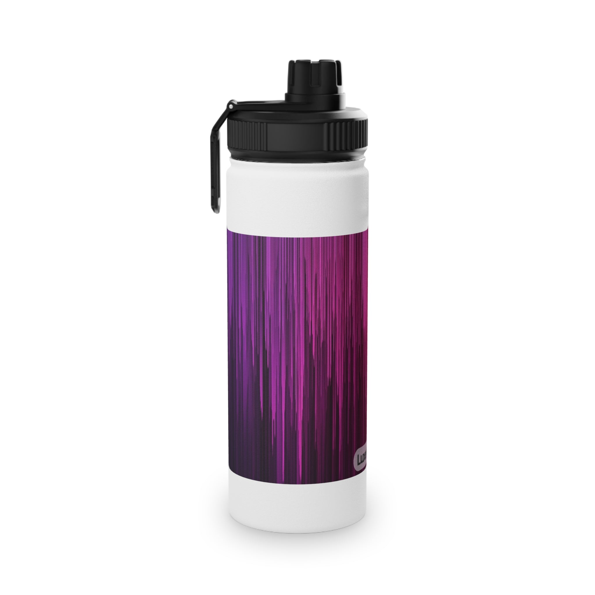 Sporty Stainless Steel Water Bottle with Striking Gradient Design