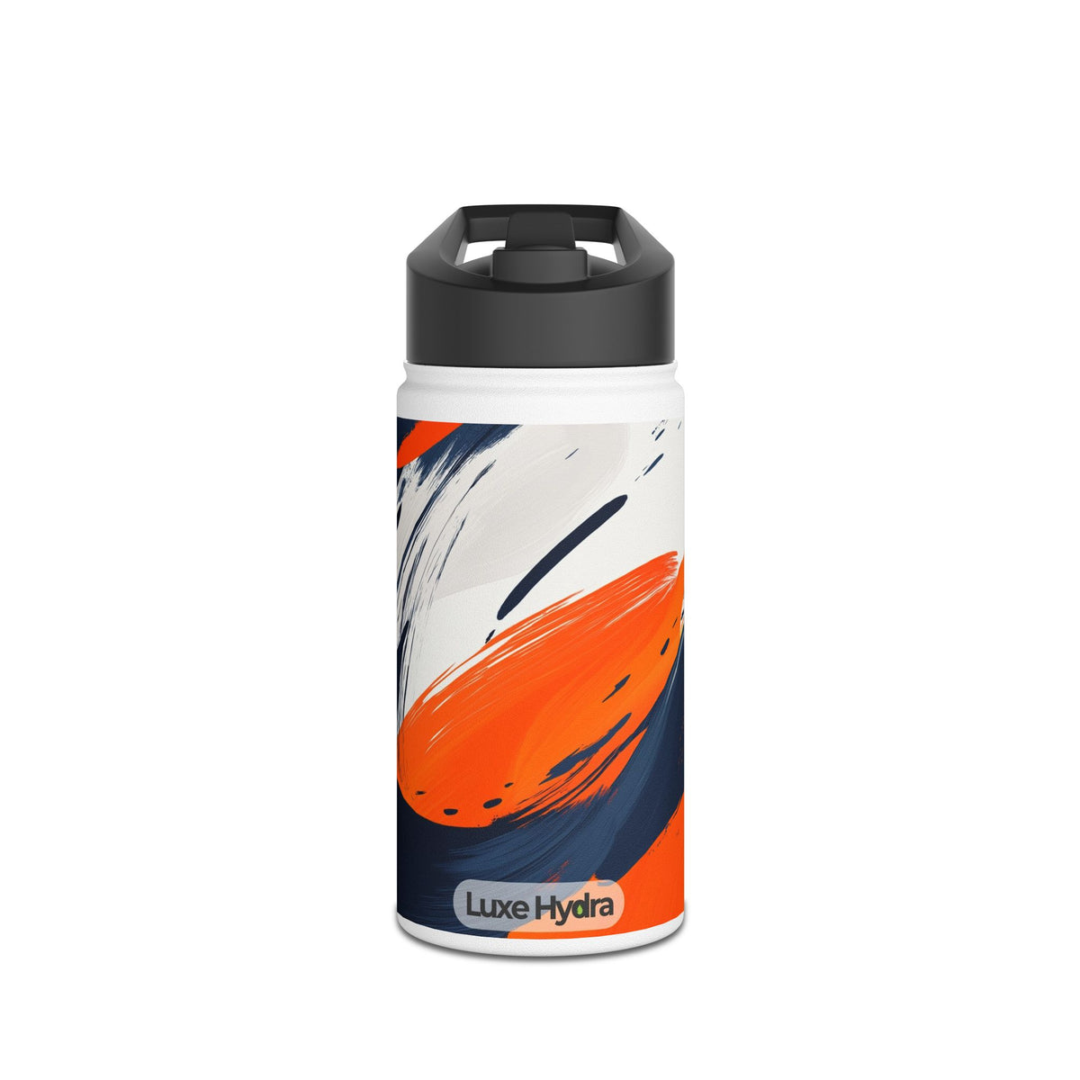 Abstract Modern Stainless Steel Water Bottle