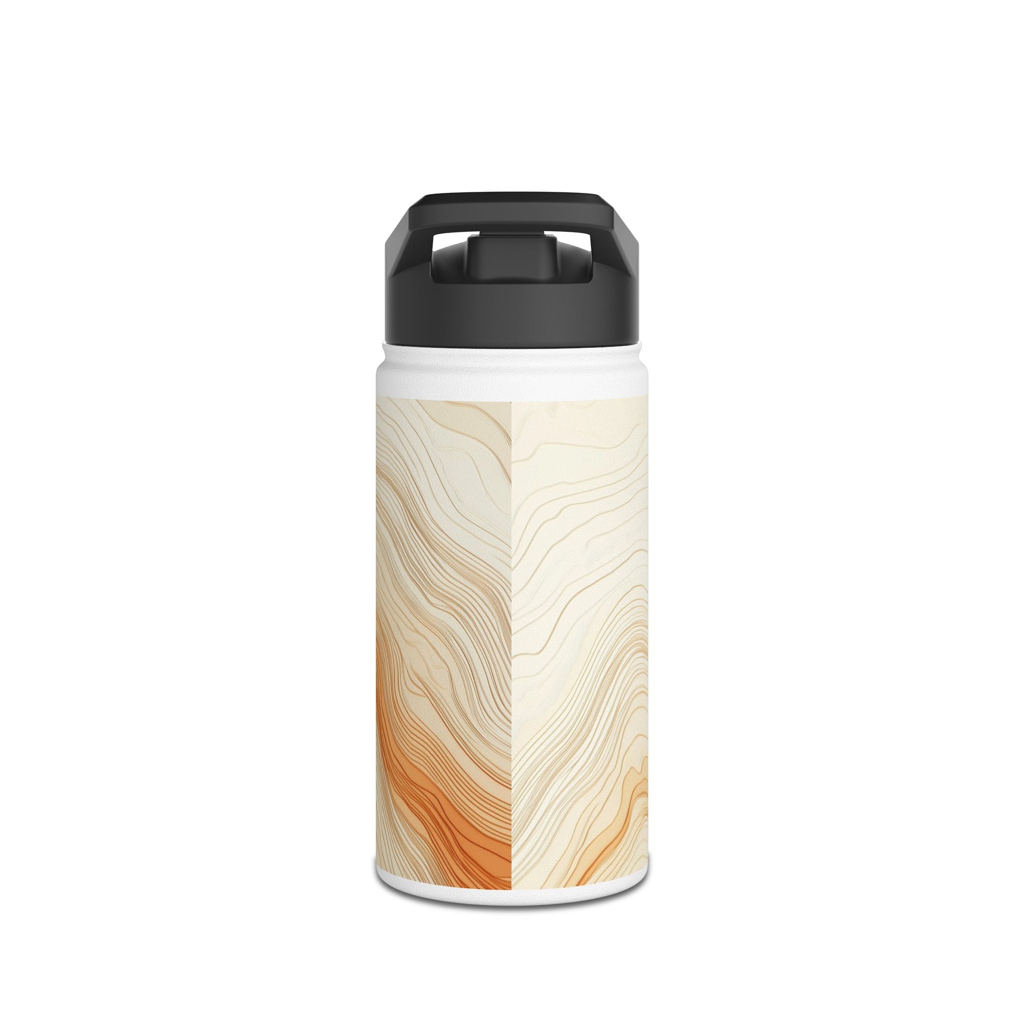 Elegant Wave Stainless Steel Water Bottle