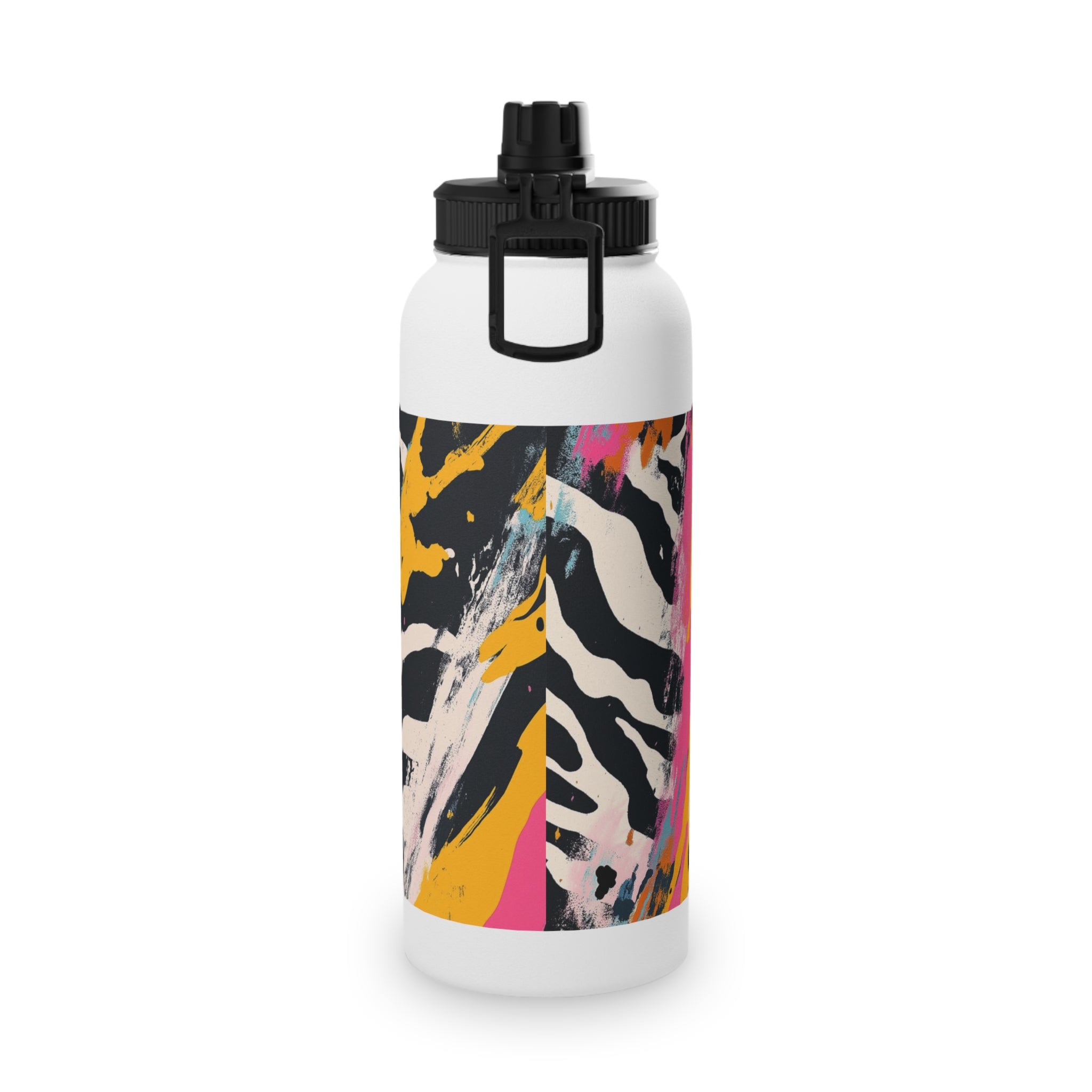 Vibrant Stainless Steel Water Bottle with Sports Lid