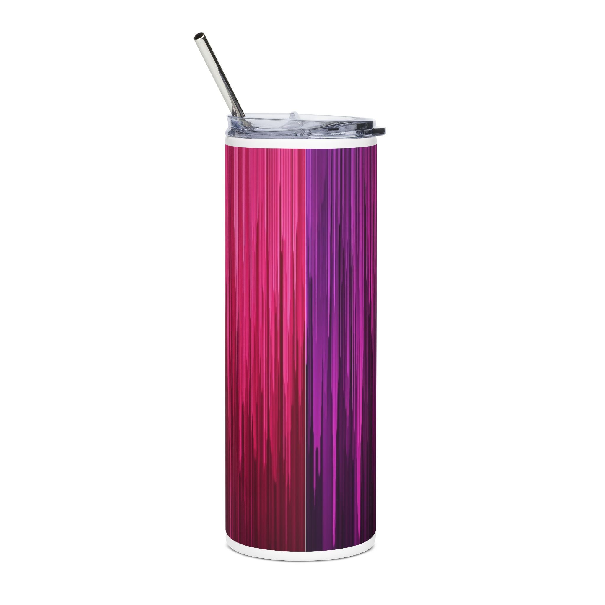 Stylish Pink Stainless Steel Tumbler
