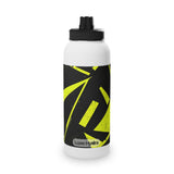 Sporty Stainless Steel Water Bottle with Sports Lid