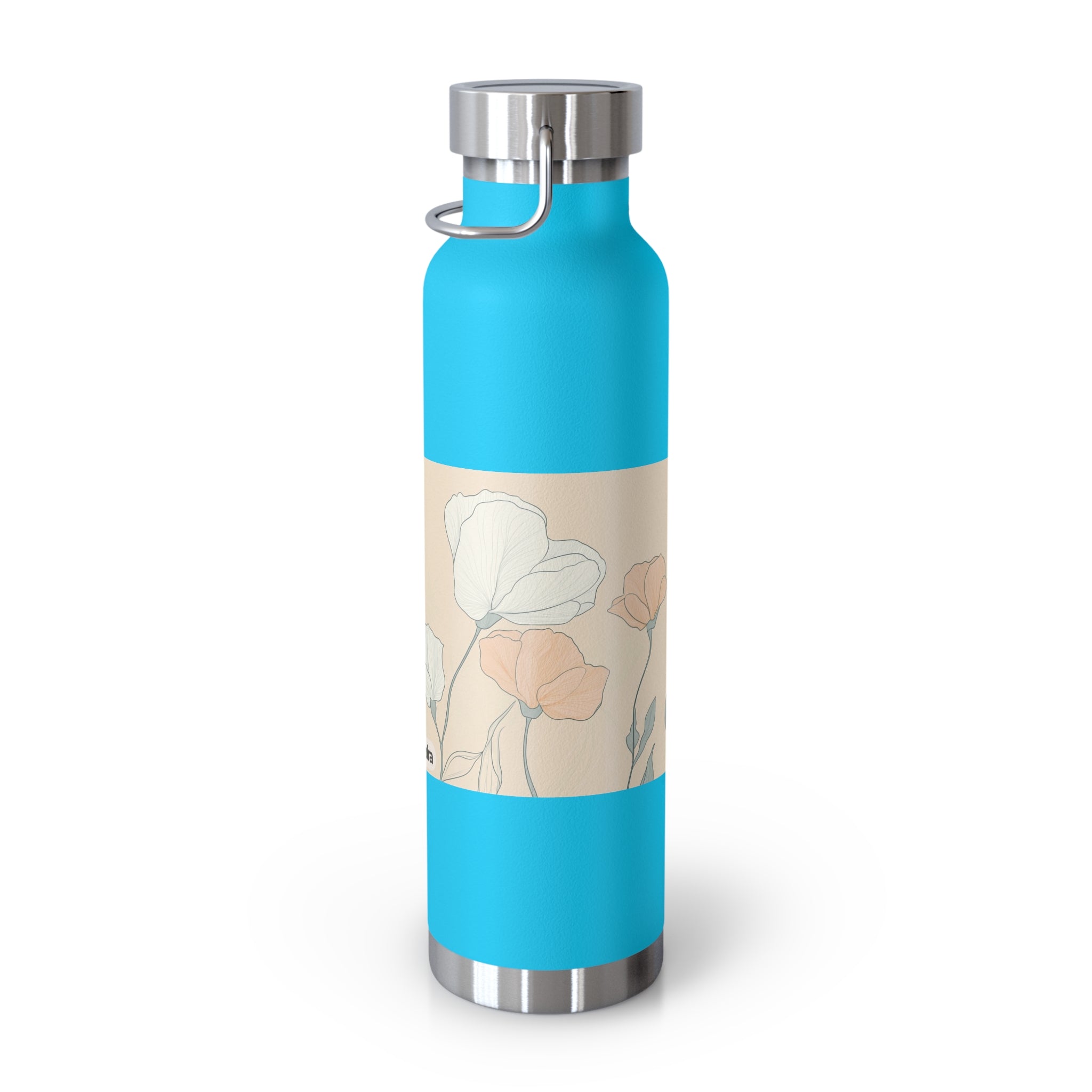 Floral Design Insulated Water Bottle