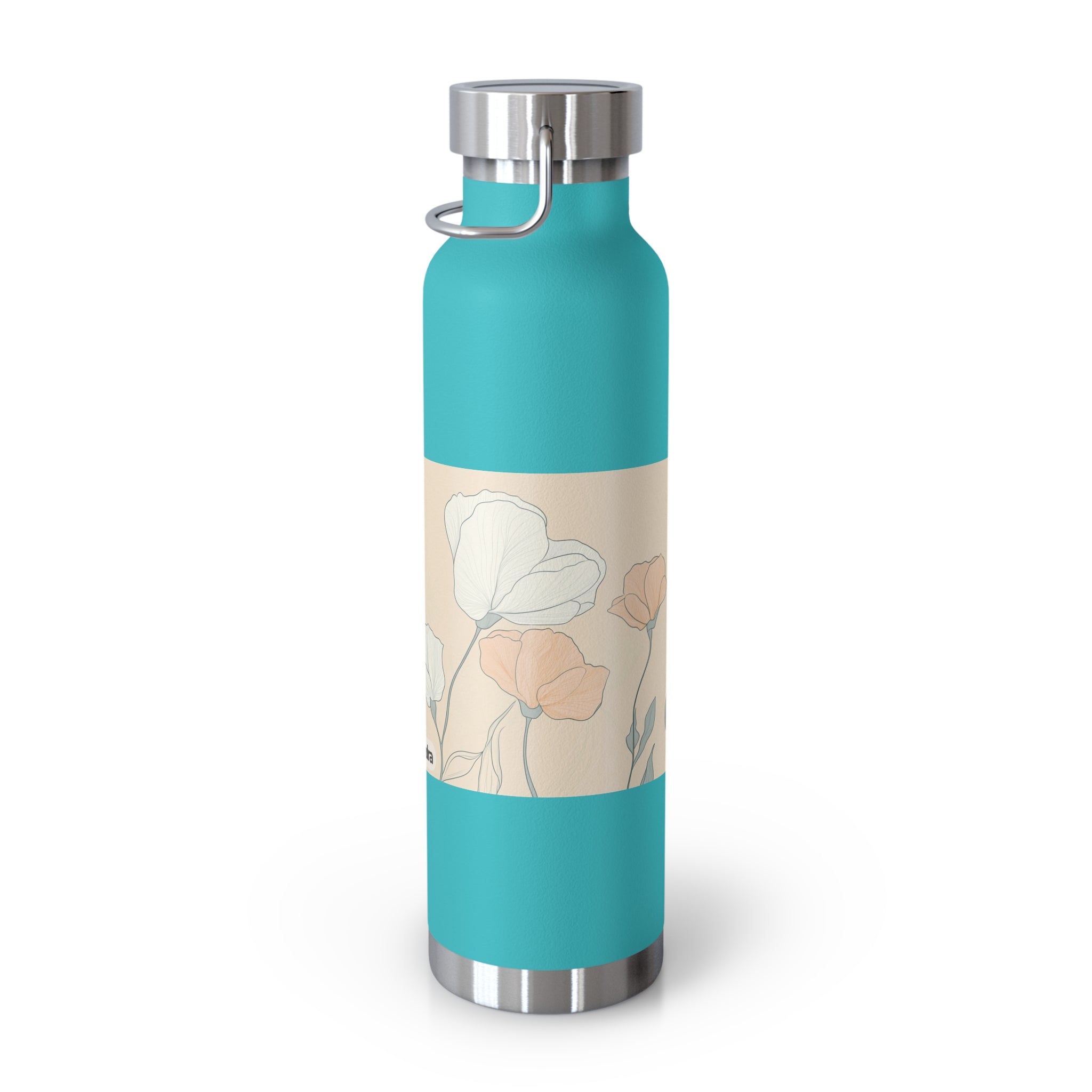 Floral Design Insulated Water Bottle