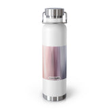 Stylish Copper Vacuum Insulated Water Bottle - 22oz