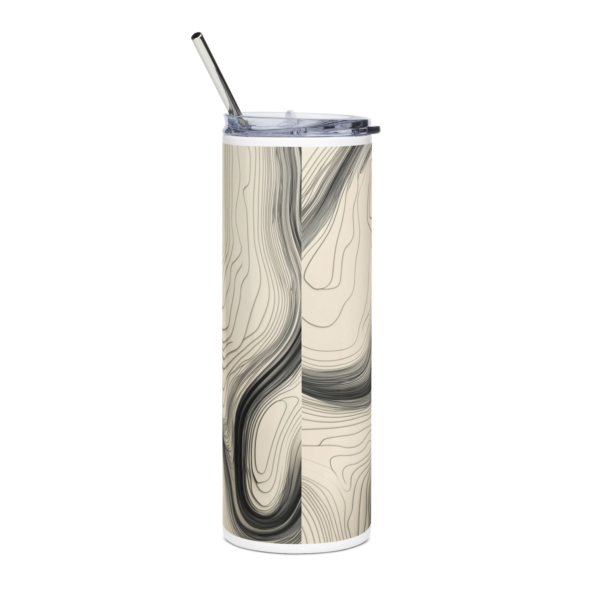 Elegant Marble Stainless Steel Tumbler