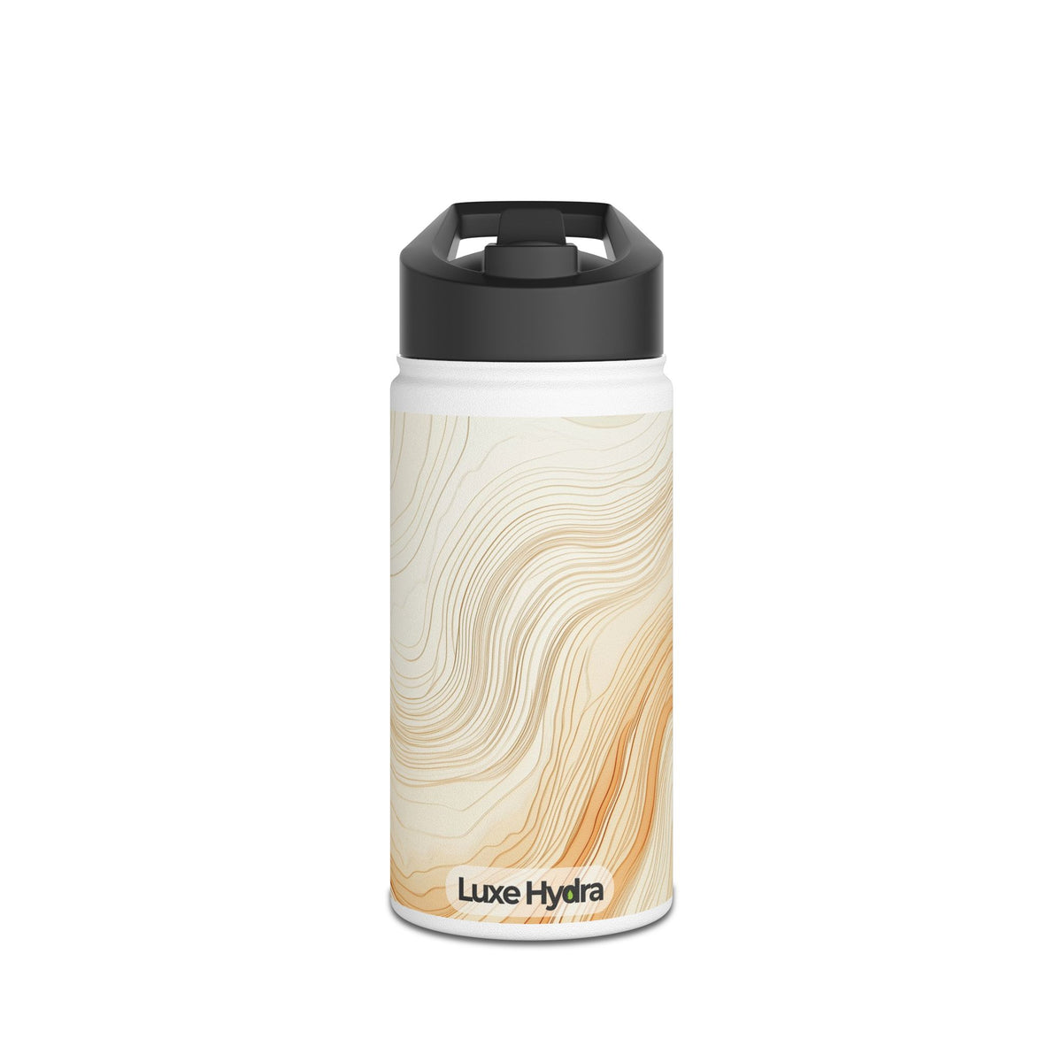 Elegant Wave Stainless Steel Water Bottle
