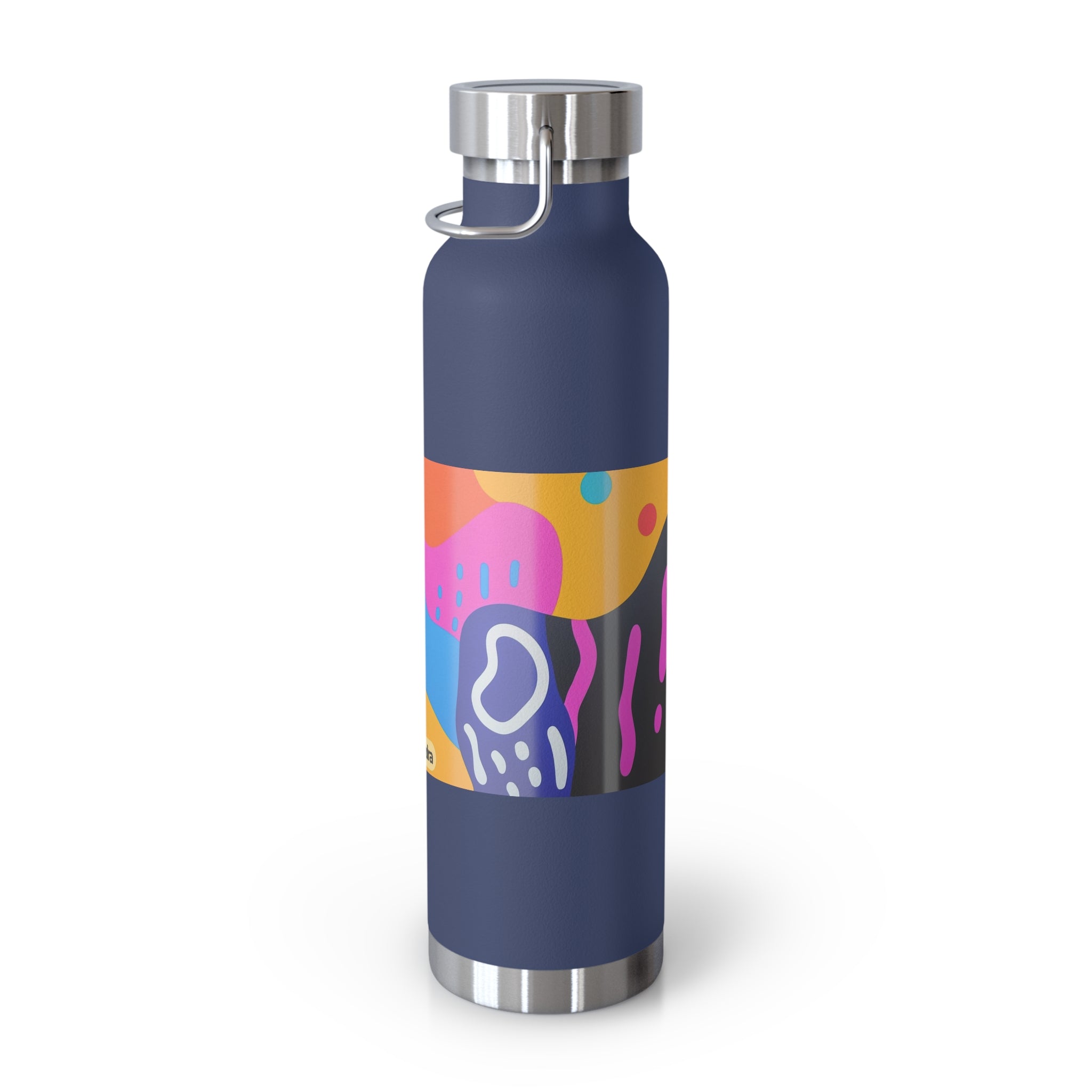 Colorful 22oz Copper Insulated Water Bottle