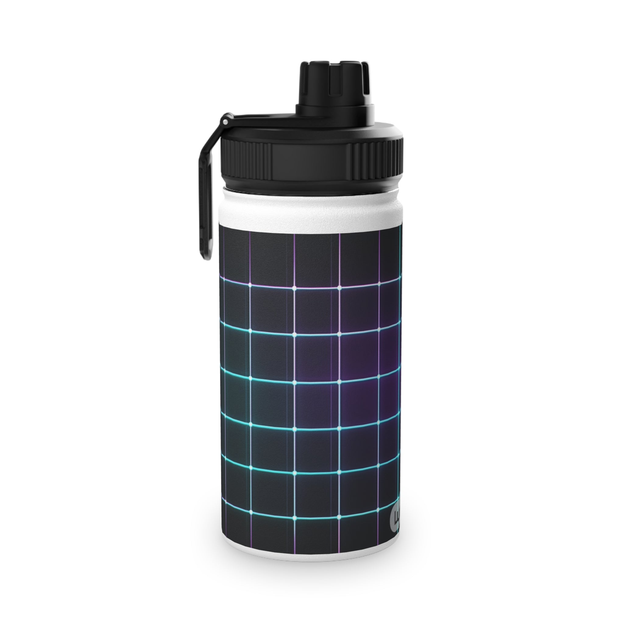 Retro Grid Stainless Steel Water Bottle