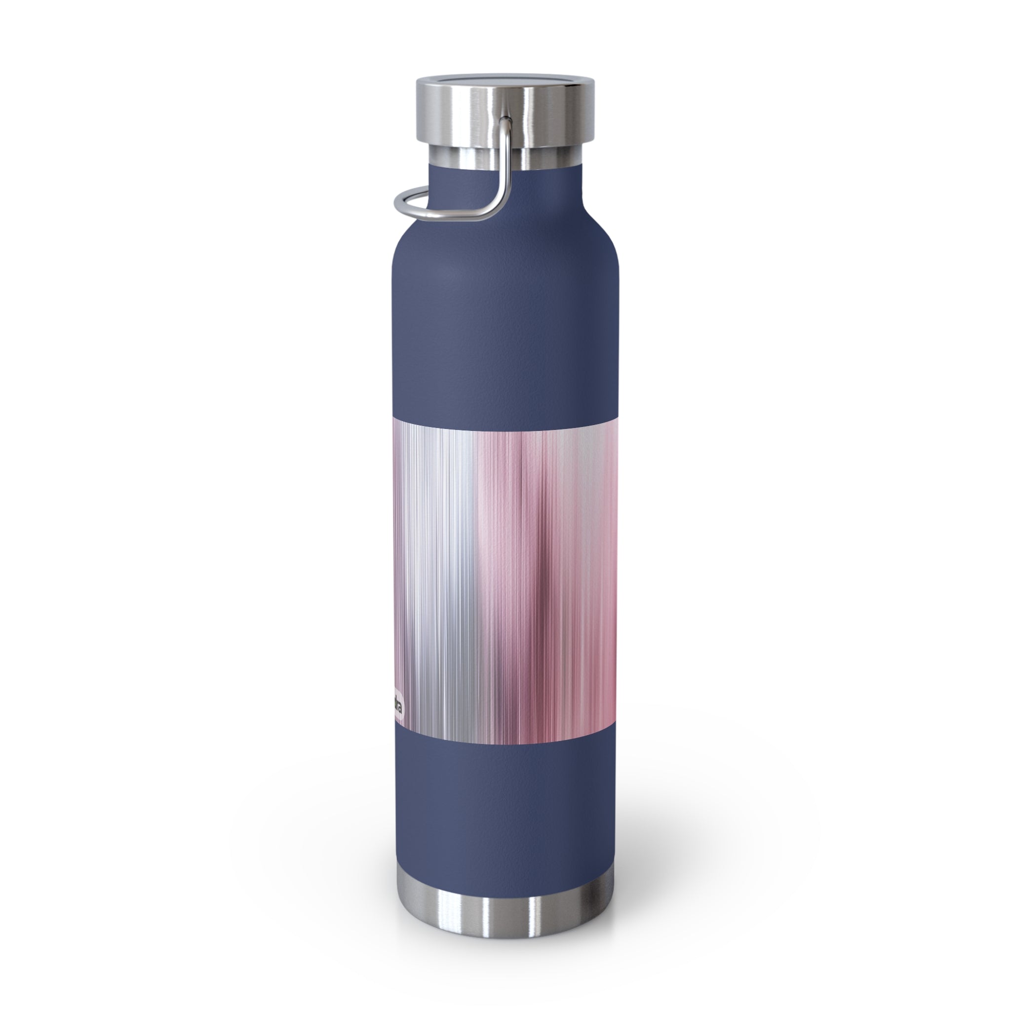 Stylish Copper Vacuum Insulated Water Bottle - 22oz