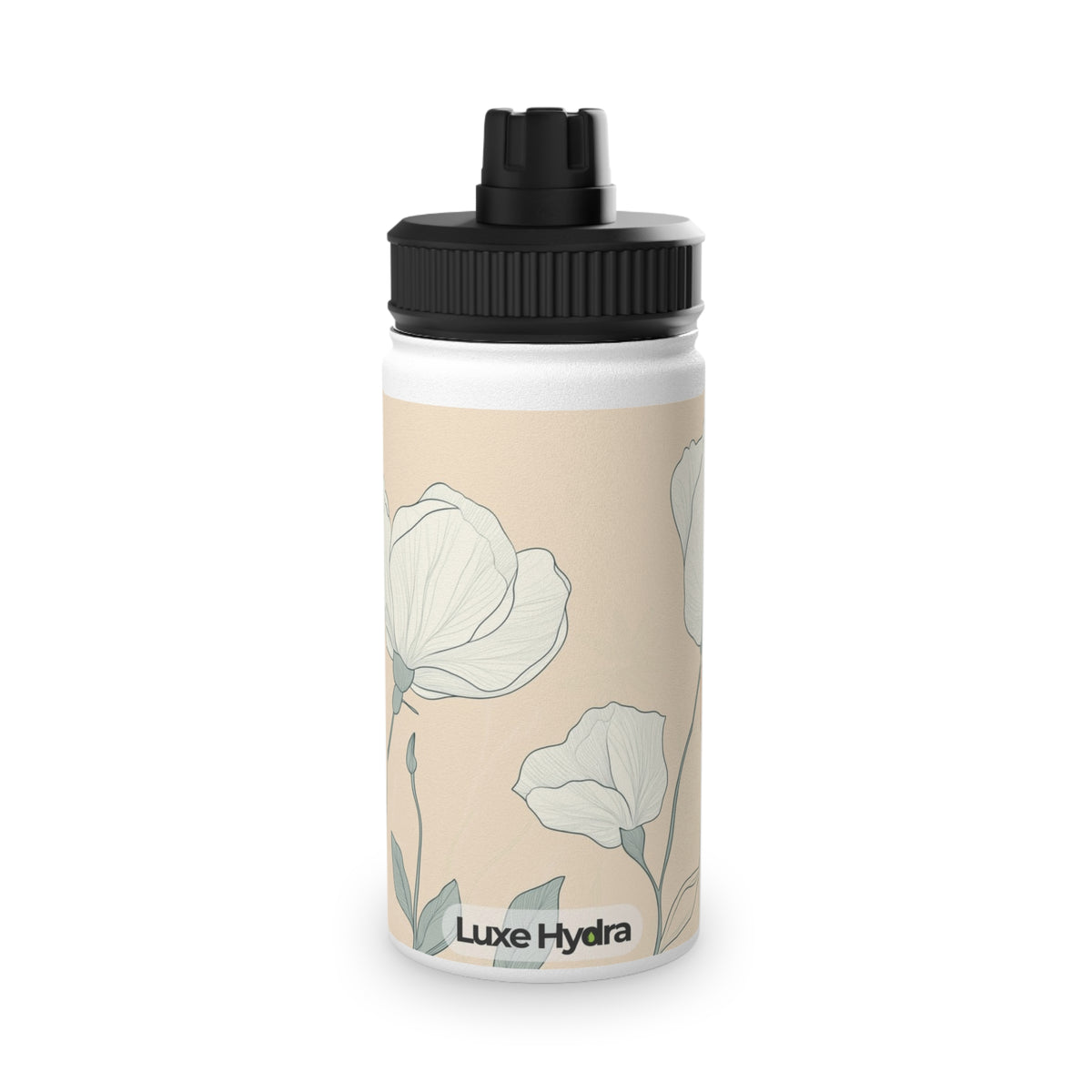 Floral Stainless Steel Water Bottle