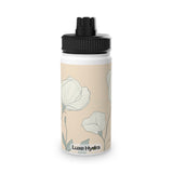Floral Stainless Steel Water Bottle