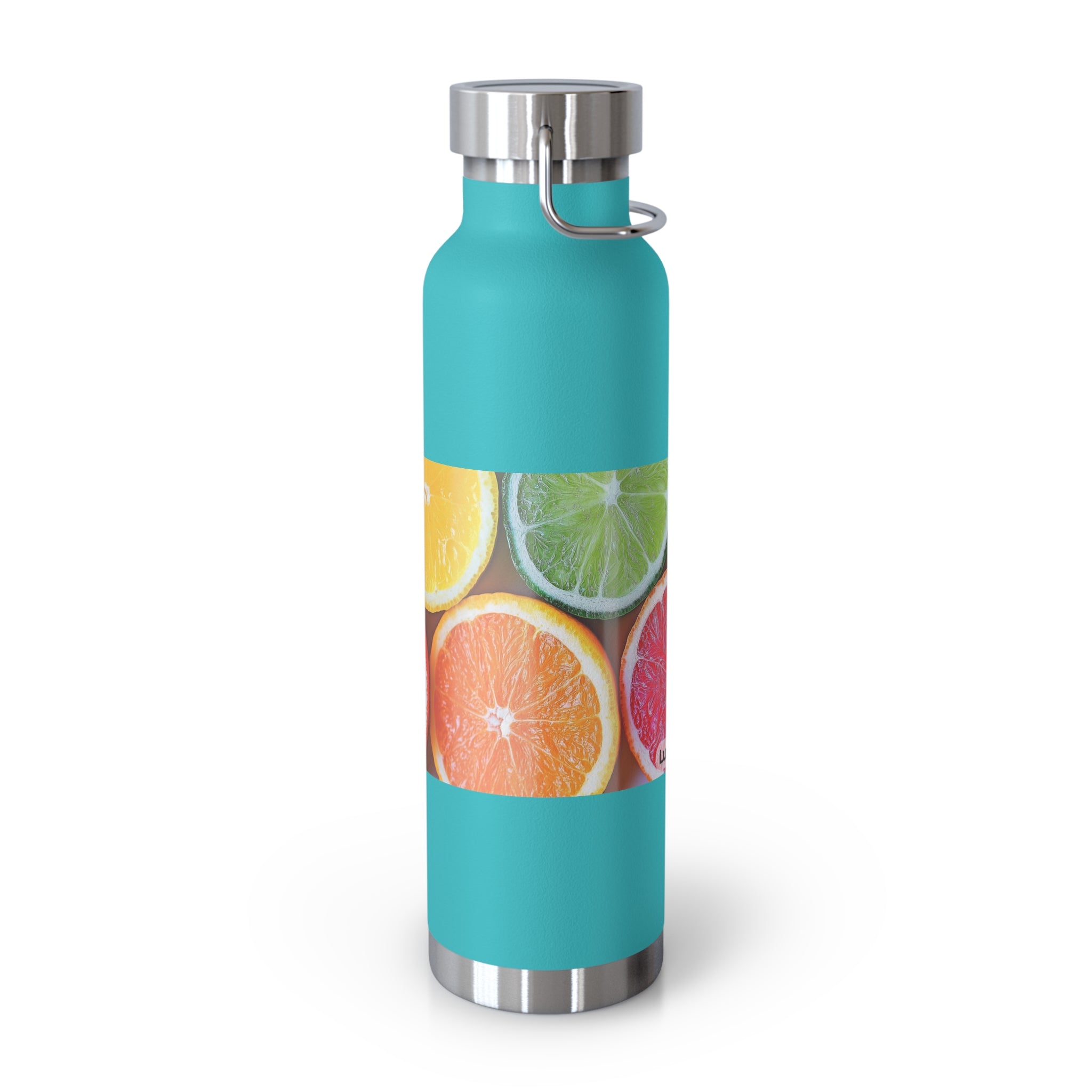 Citrus Print Insulated Water Bottle