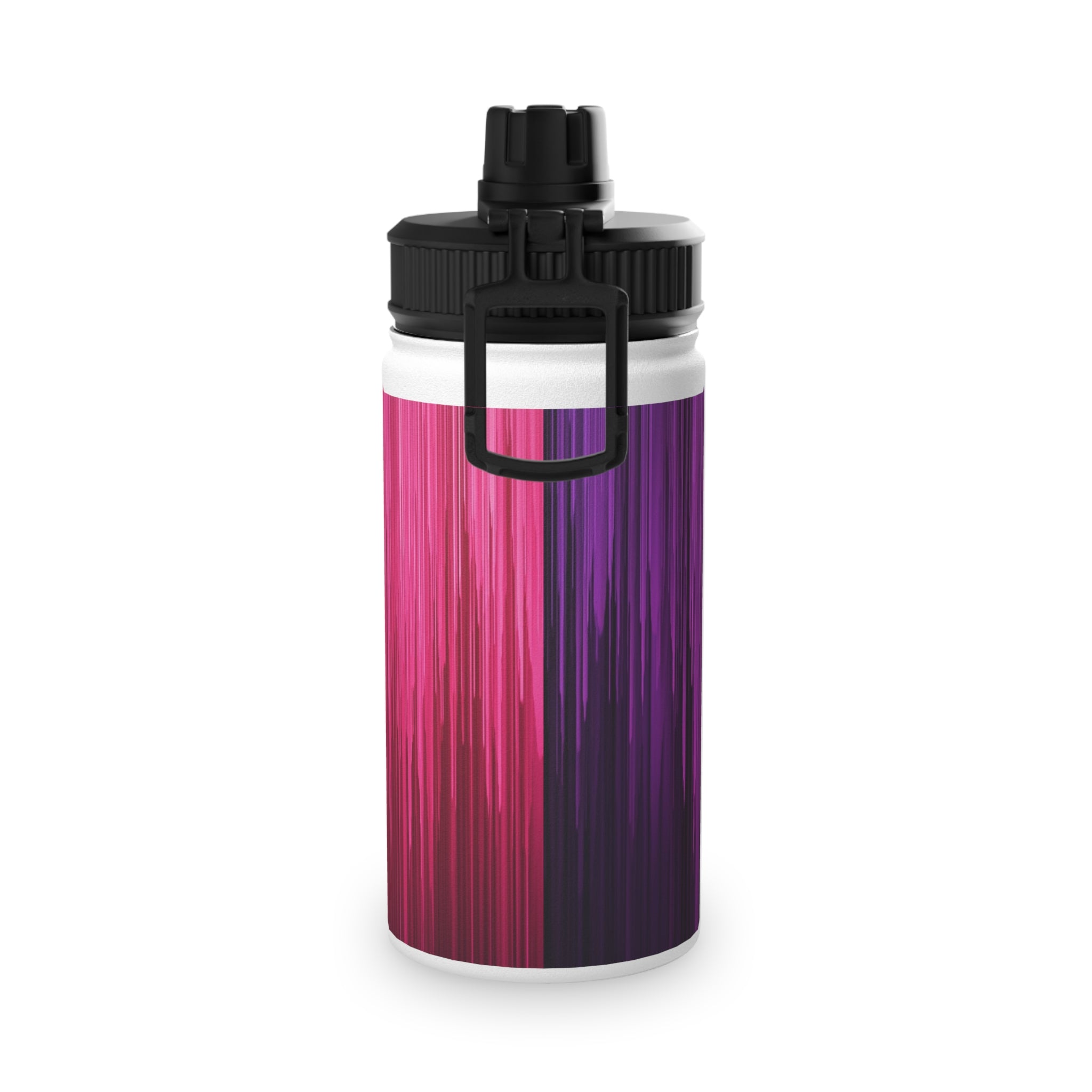 Sporty Stainless Steel Water Bottle with Striking Gradient Design