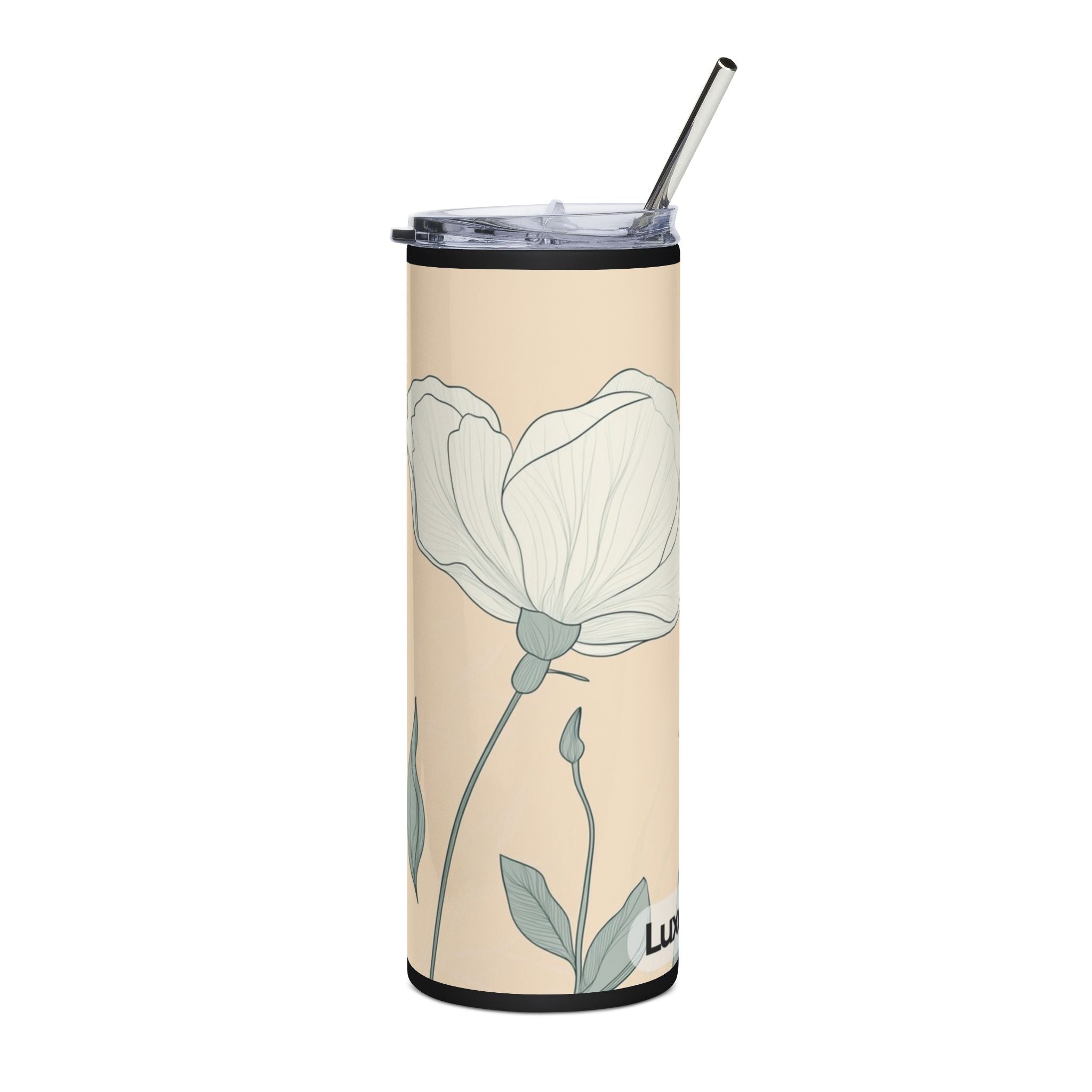 Floral Stainless Steel Tumbler