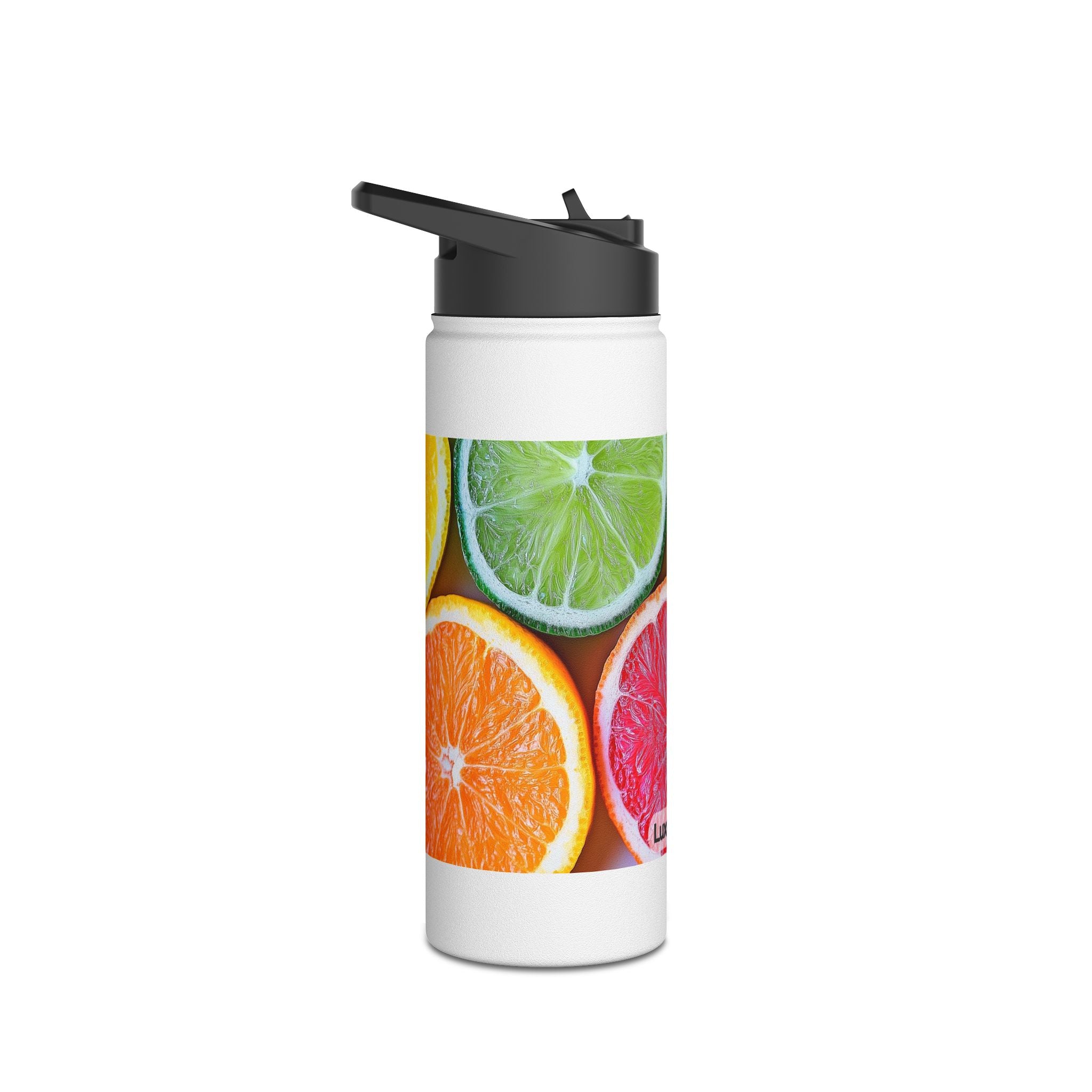 Vibrant Citrus Stainless Steel Water Bottle