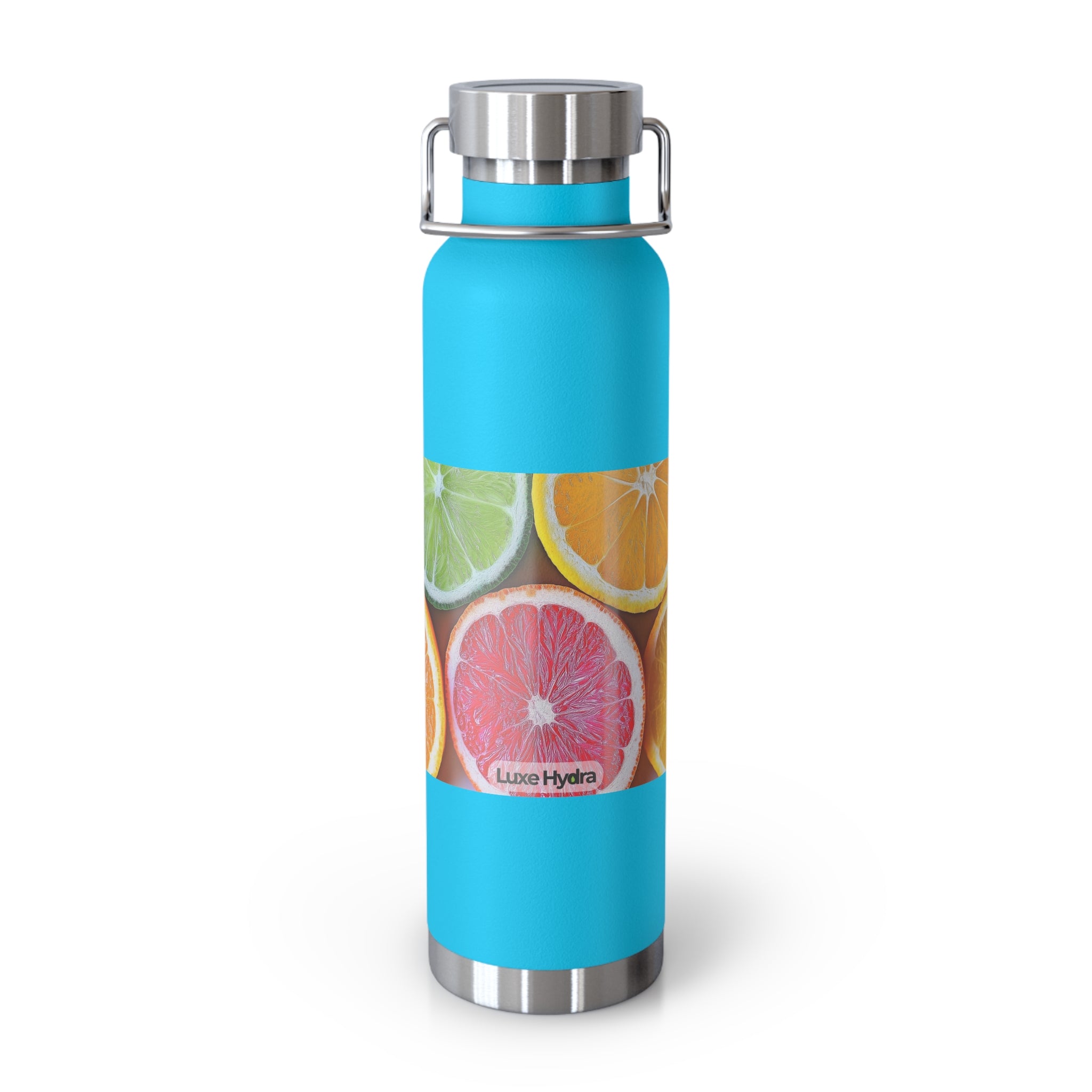 Citrus Print Insulated Water Bottle