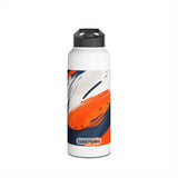 Abstract Modern Stainless Steel Water Bottle
