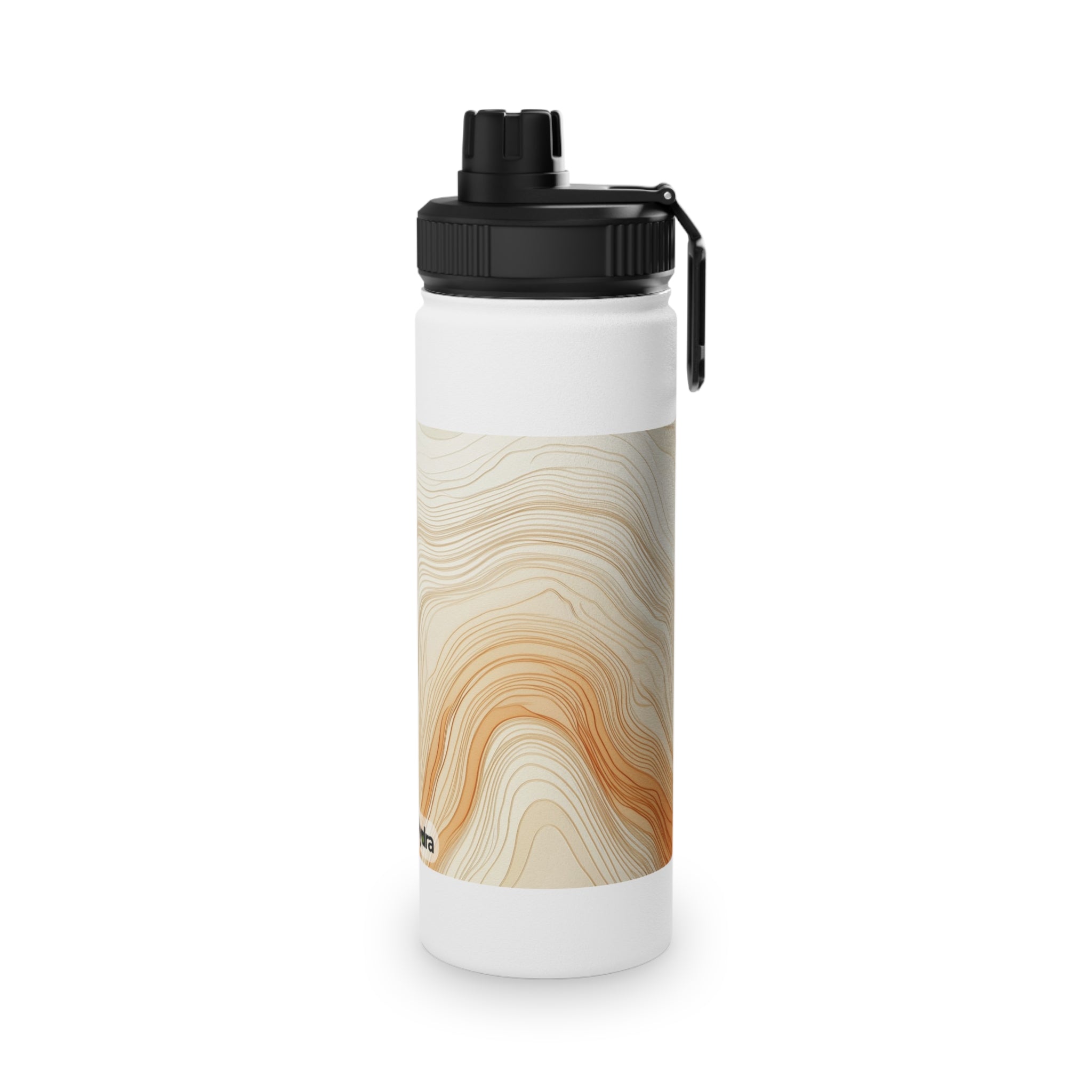 Elegant Marble Pattern Stainless Steel Water Bottle