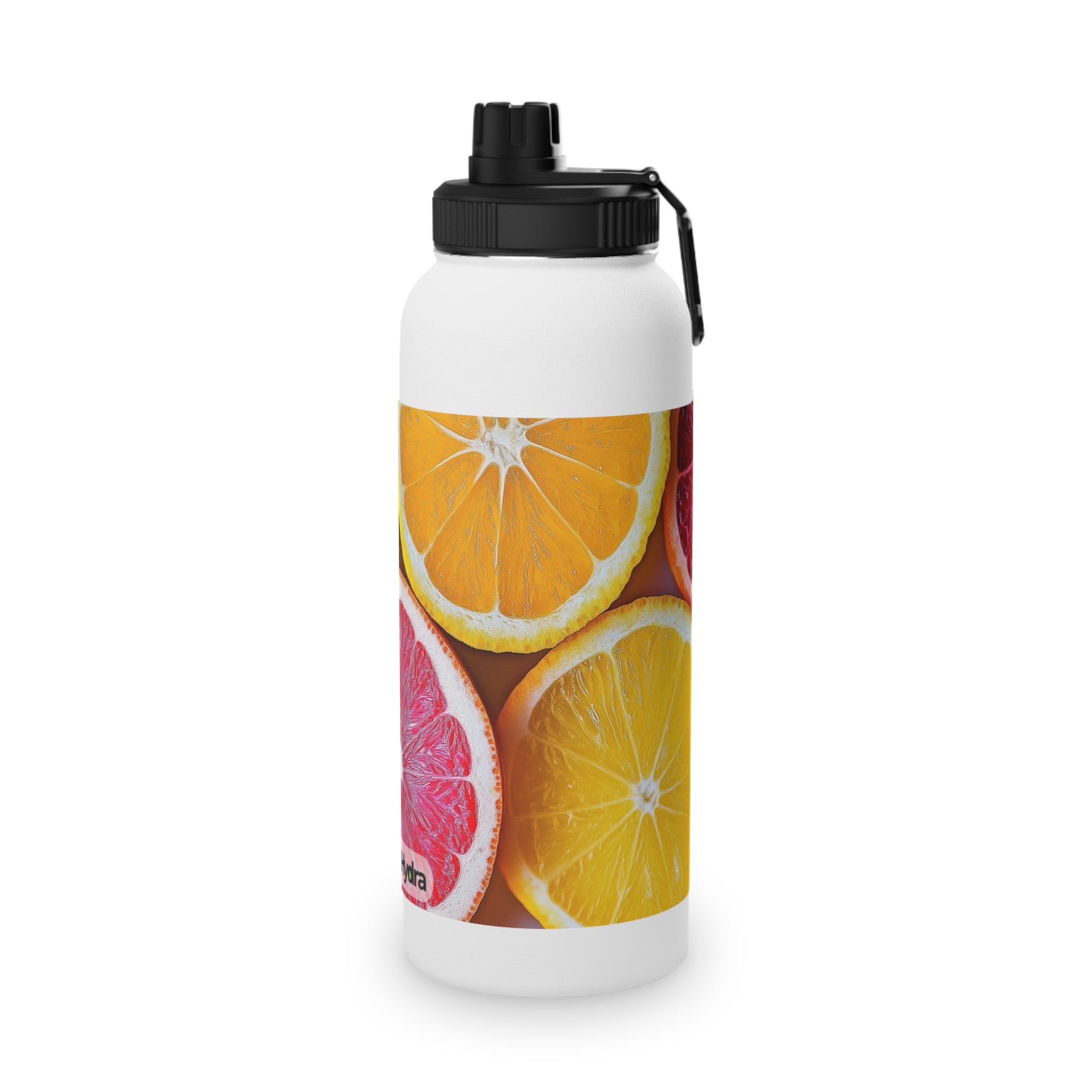 Citrus-themed Stainless Steel Water Bottle