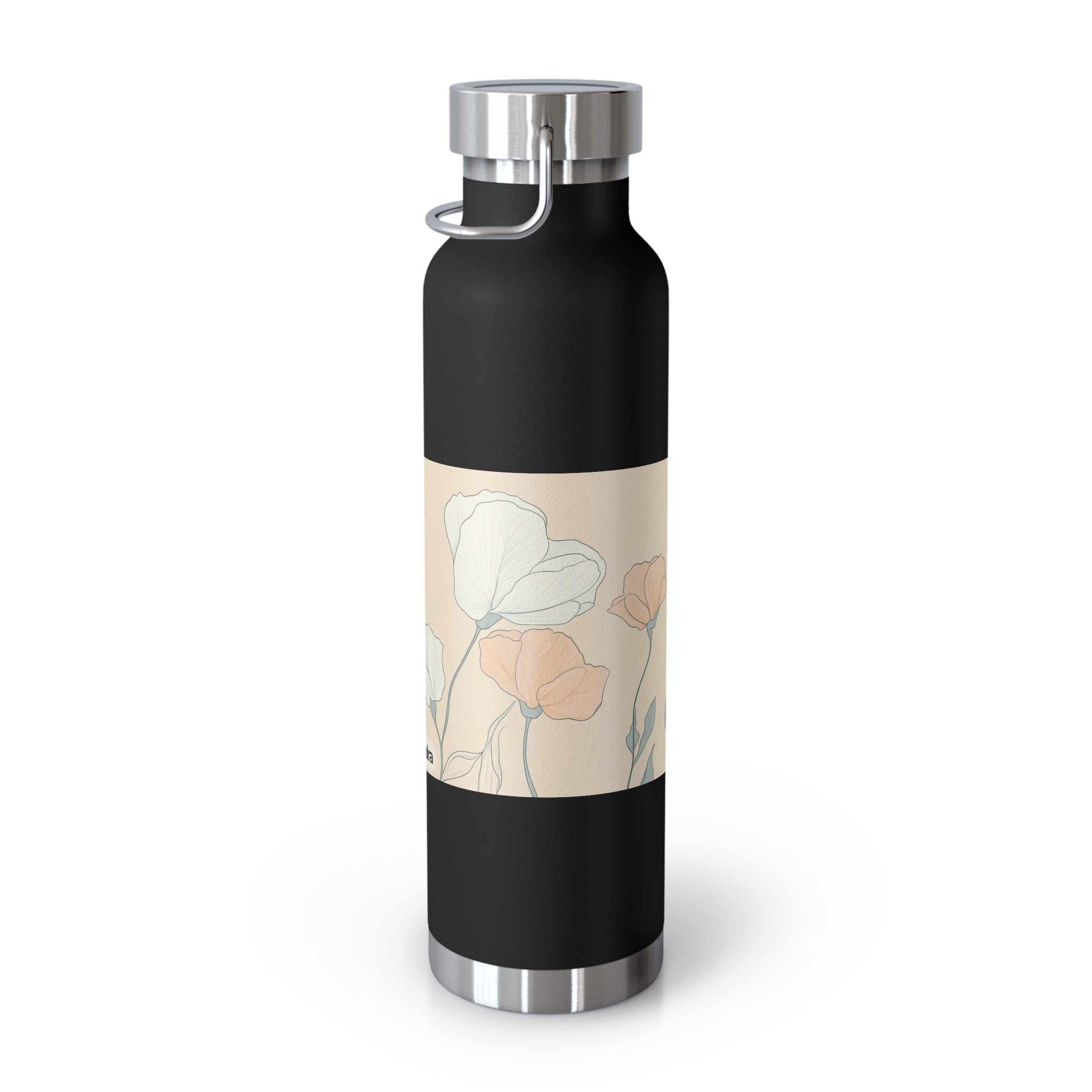 Floral Design Insulated Water Bottle