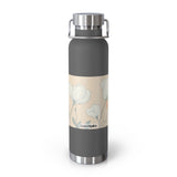 Floral Design Insulated Water Bottle
