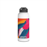 Vibrant Abstract Stainless Steel Water Bottle
