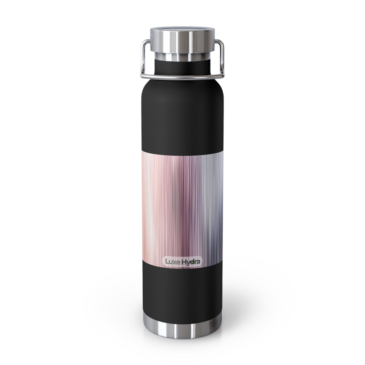 Stylish Copper Vacuum Insulated Water Bottle - 22oz
