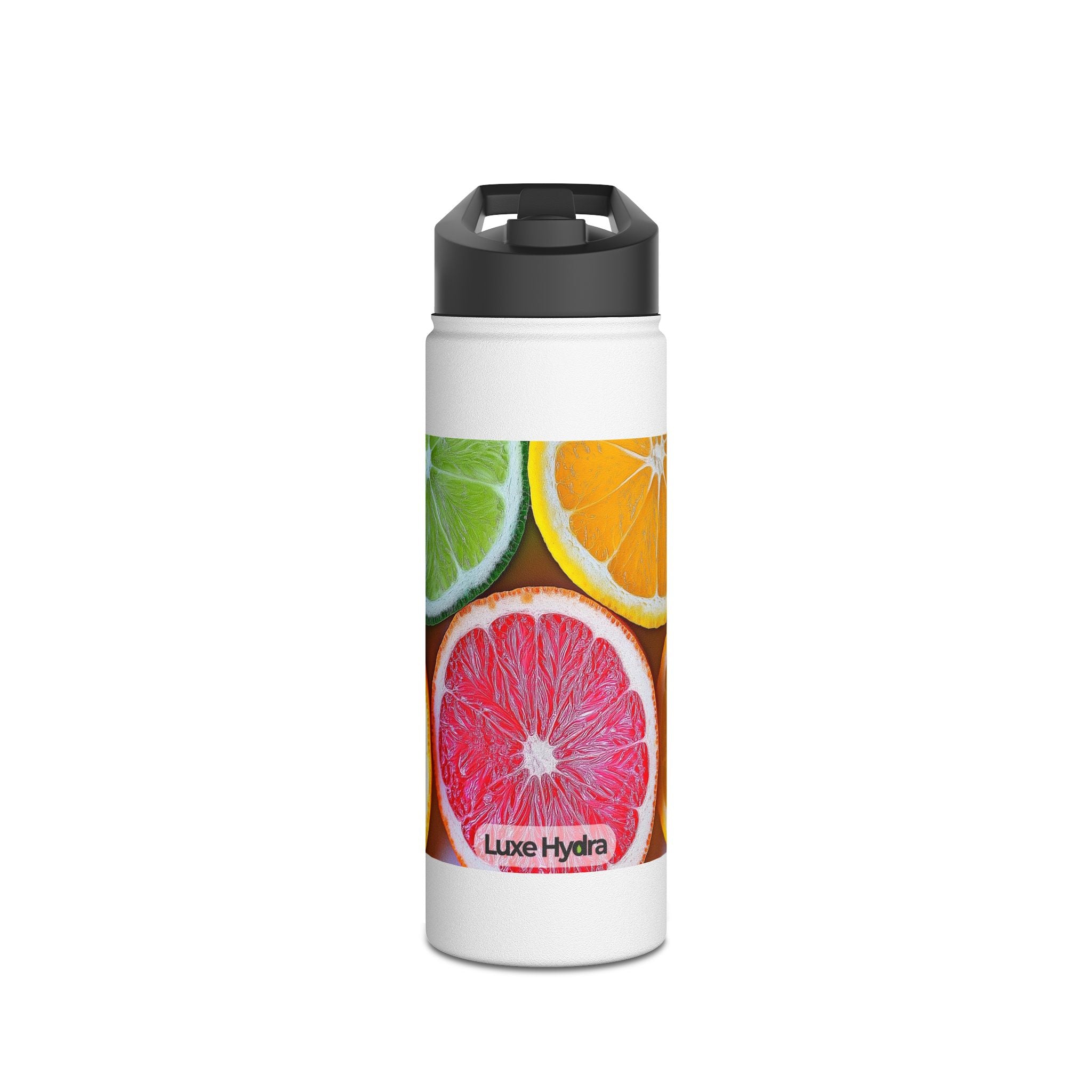 Vibrant Citrus Stainless Steel Water Bottle