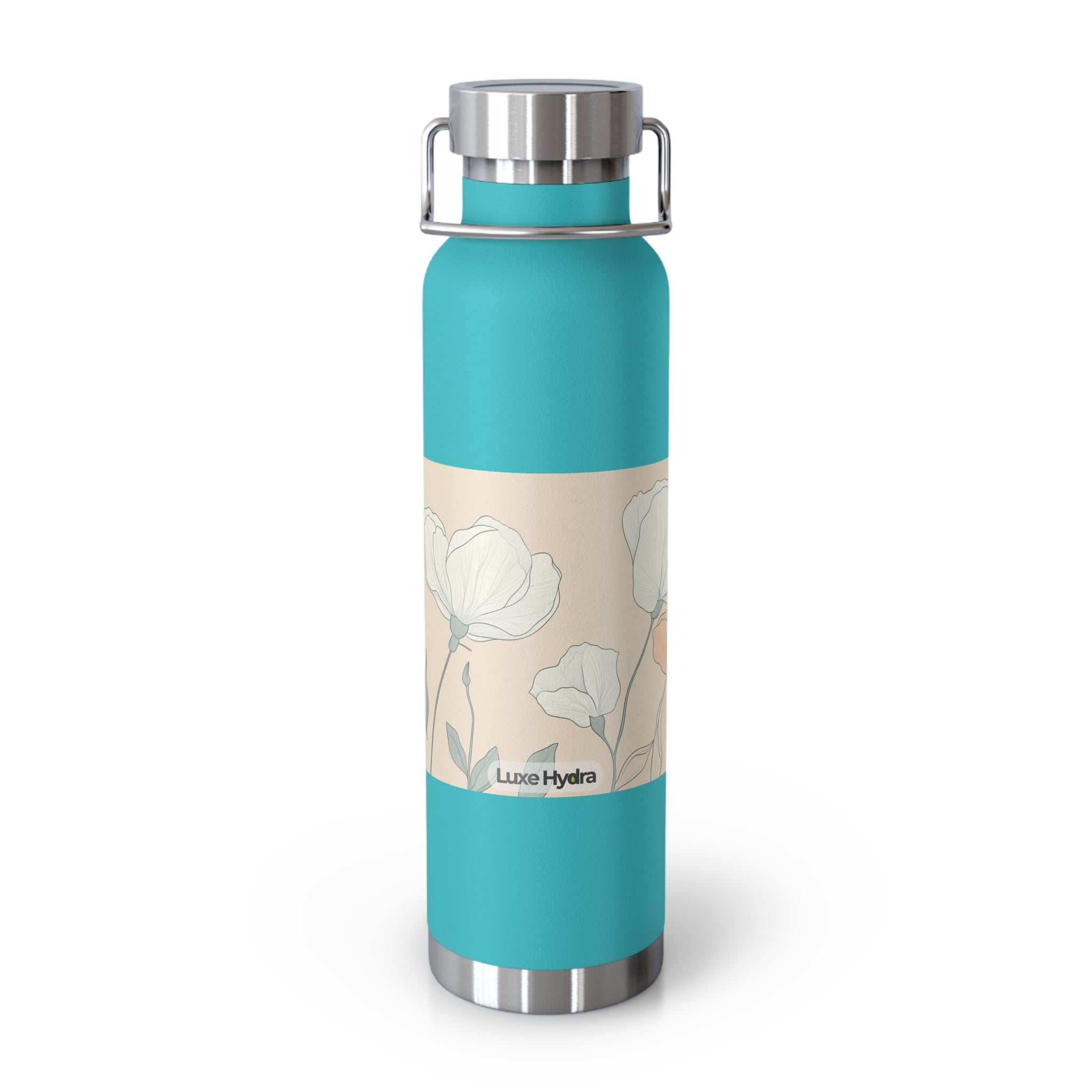 Floral Design Insulated Water Bottle