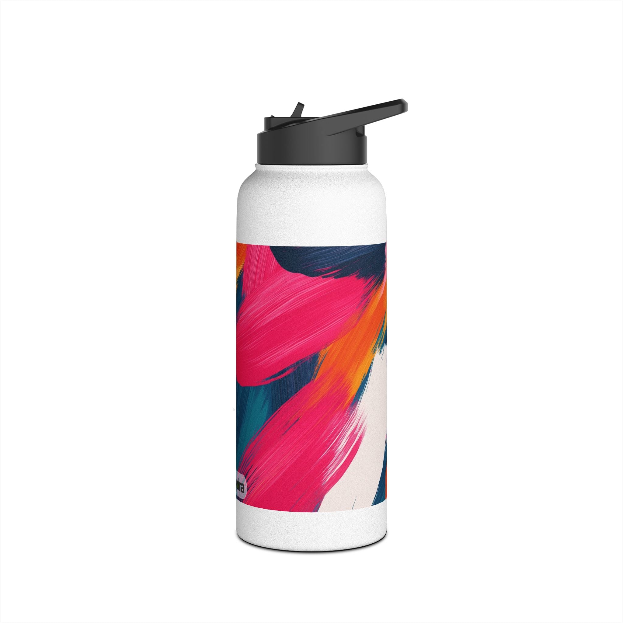 Vibrant Abstract Stainless Steel Water Bottle