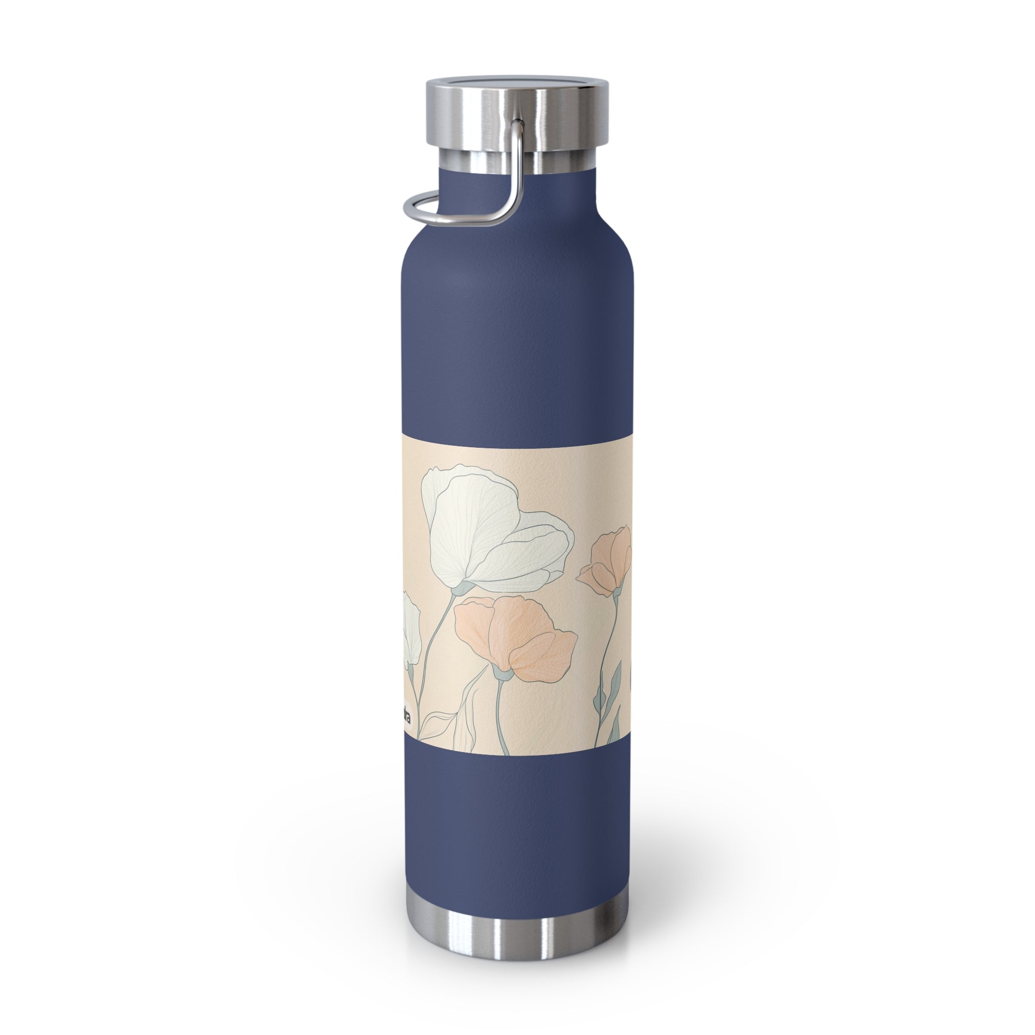 Floral Design Insulated Water Bottle